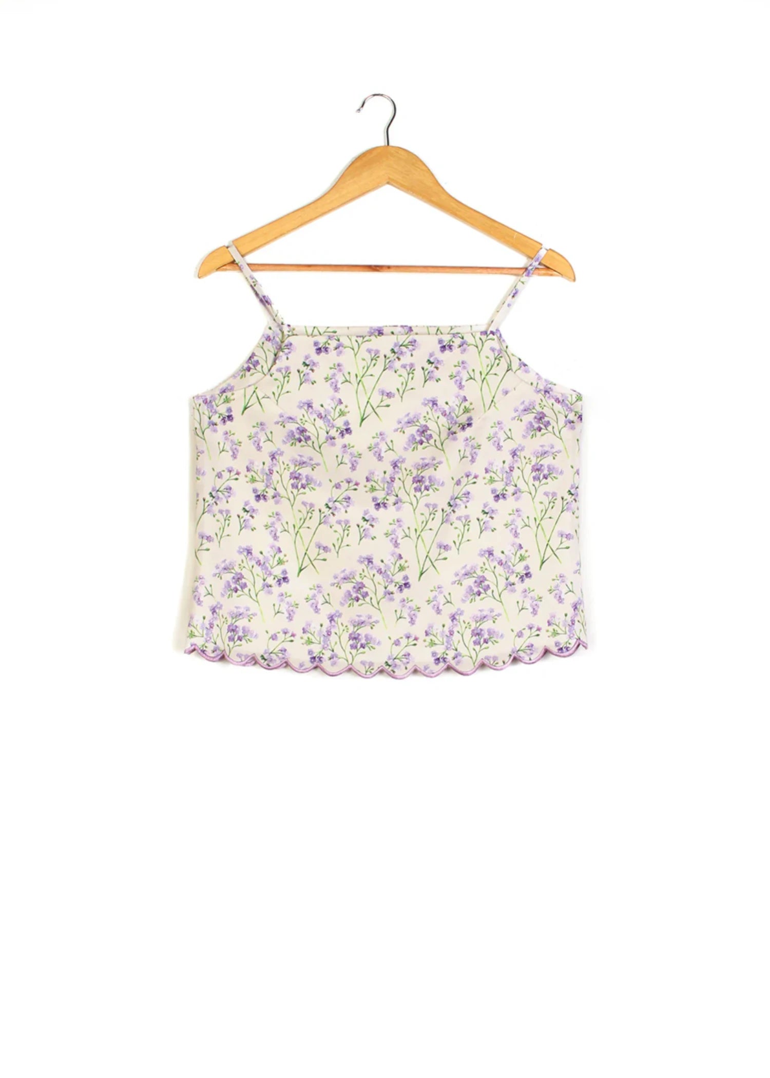 crepe Top in Lilac