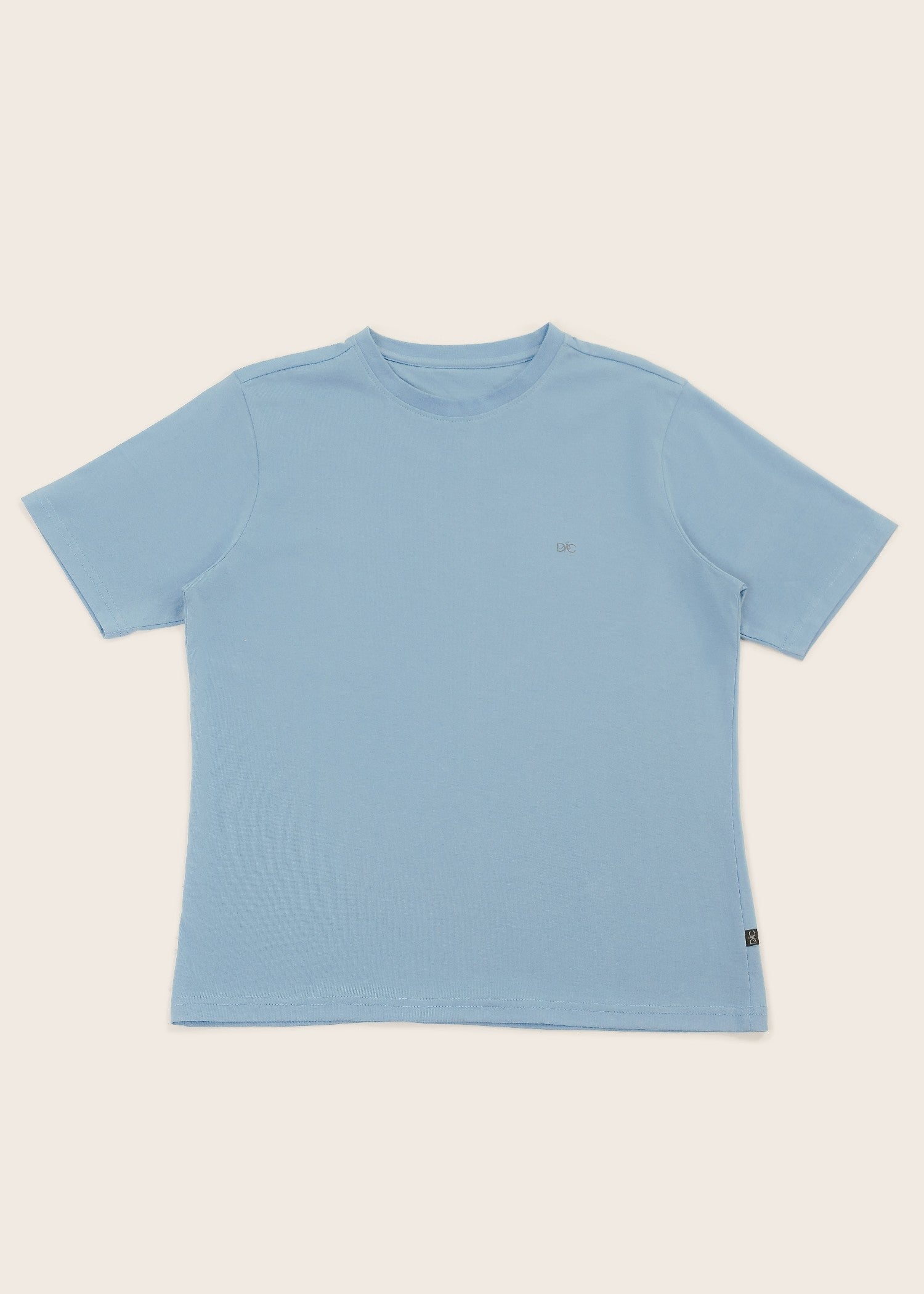 cotton T Shirt in Light blue