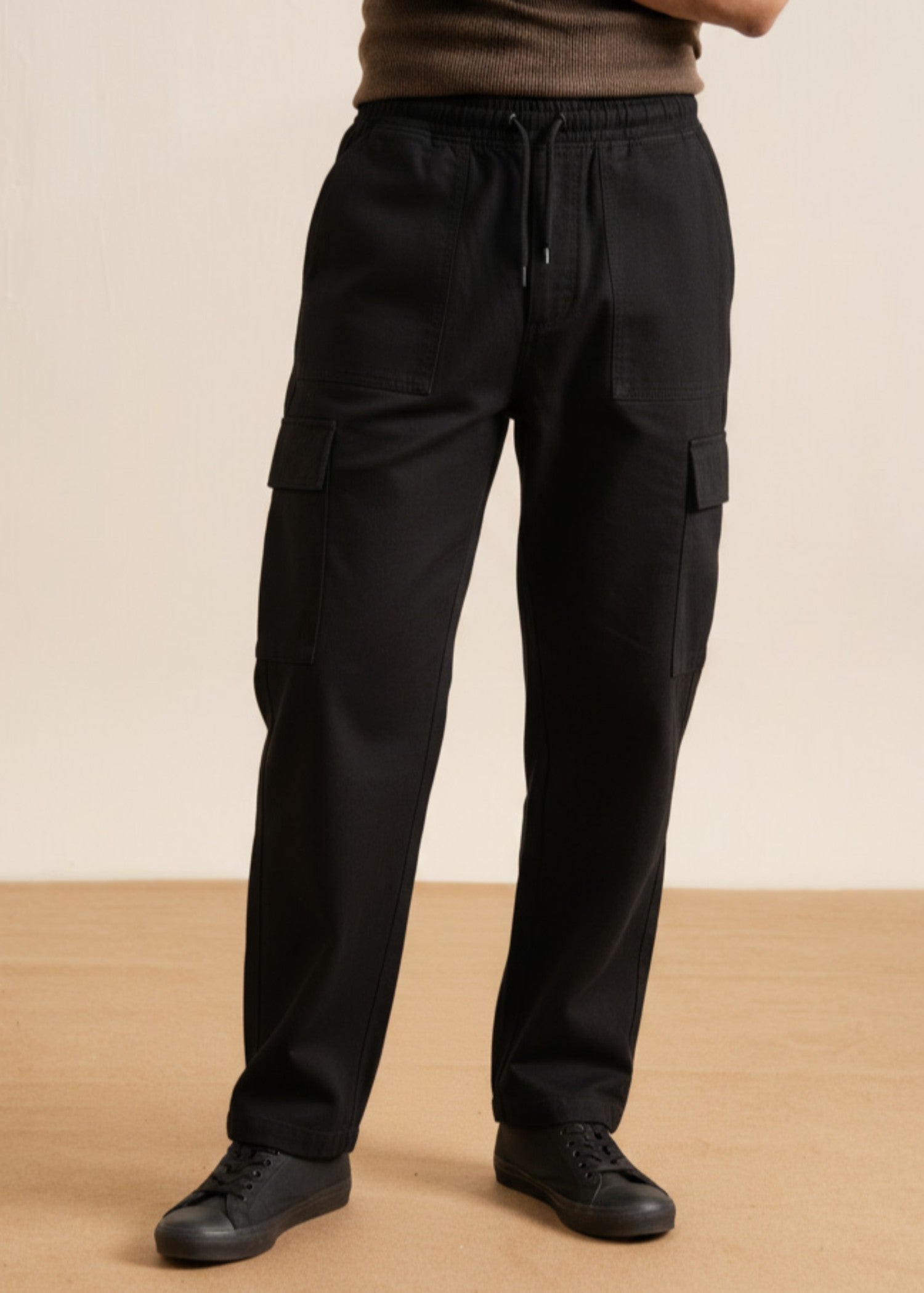 denim Trousers in Black