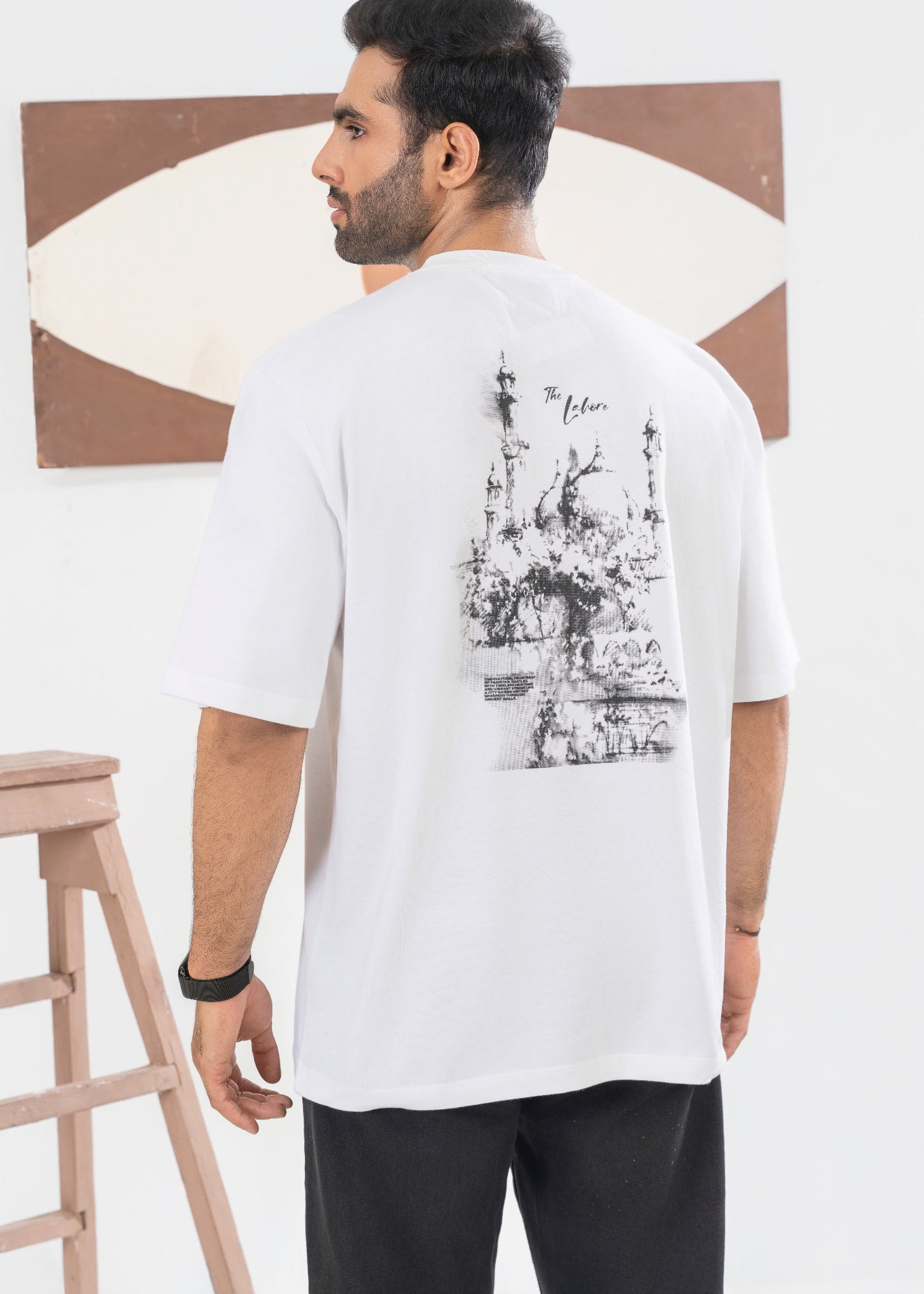 cotton jersey T Shirt in White by Sapretbysaba