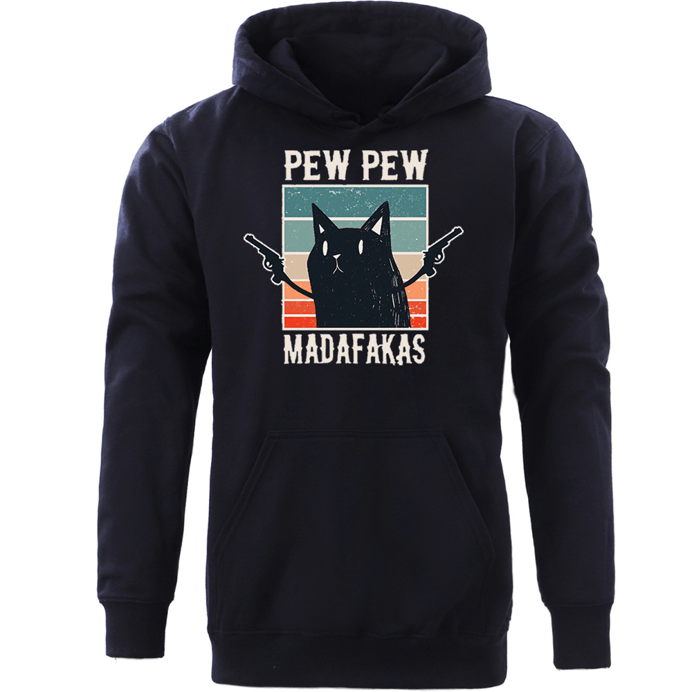 Men'S Hooded Trendy Cartoon Sweater Sports Jacket