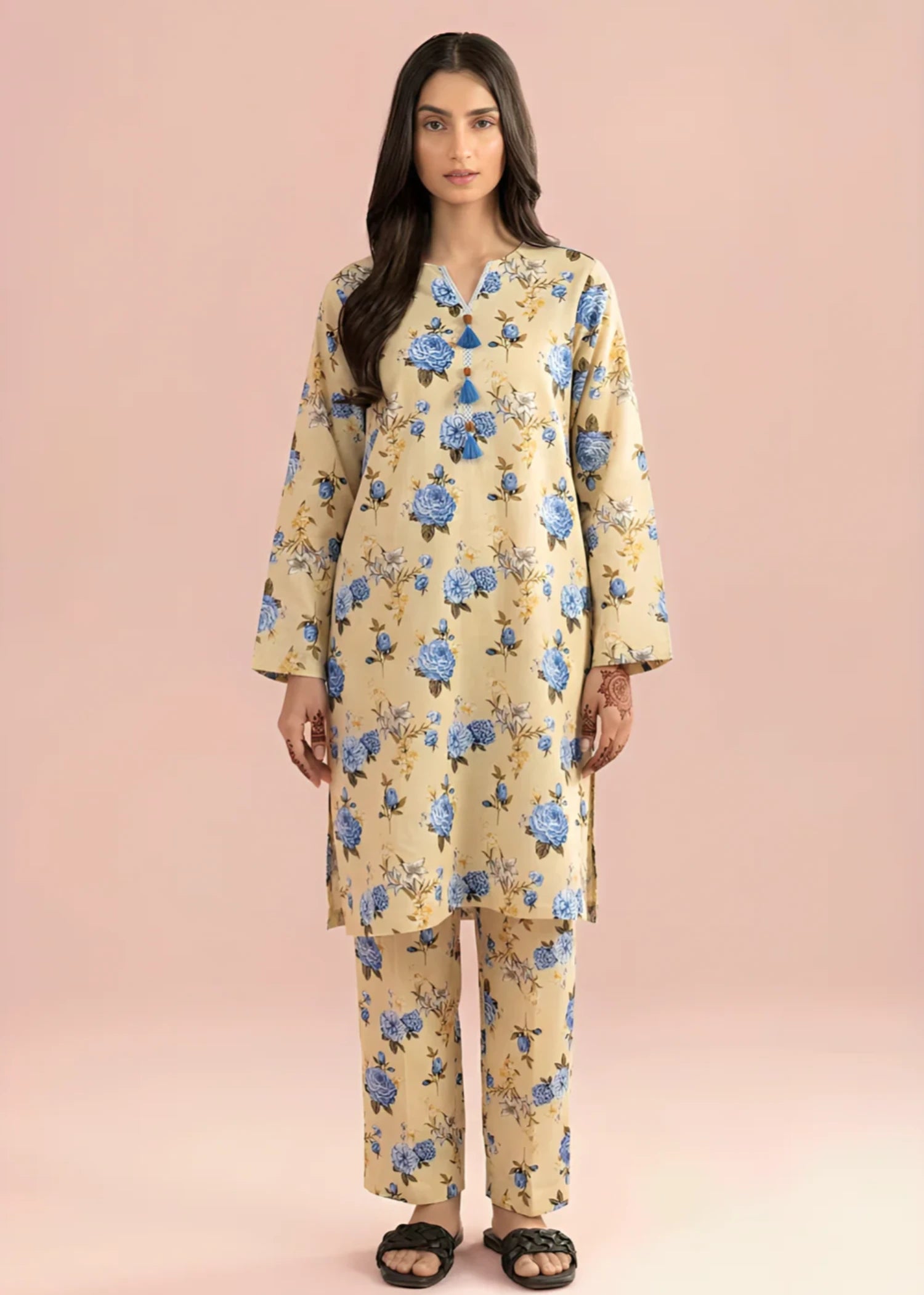 cambric Co Ord Sets in Buttercream