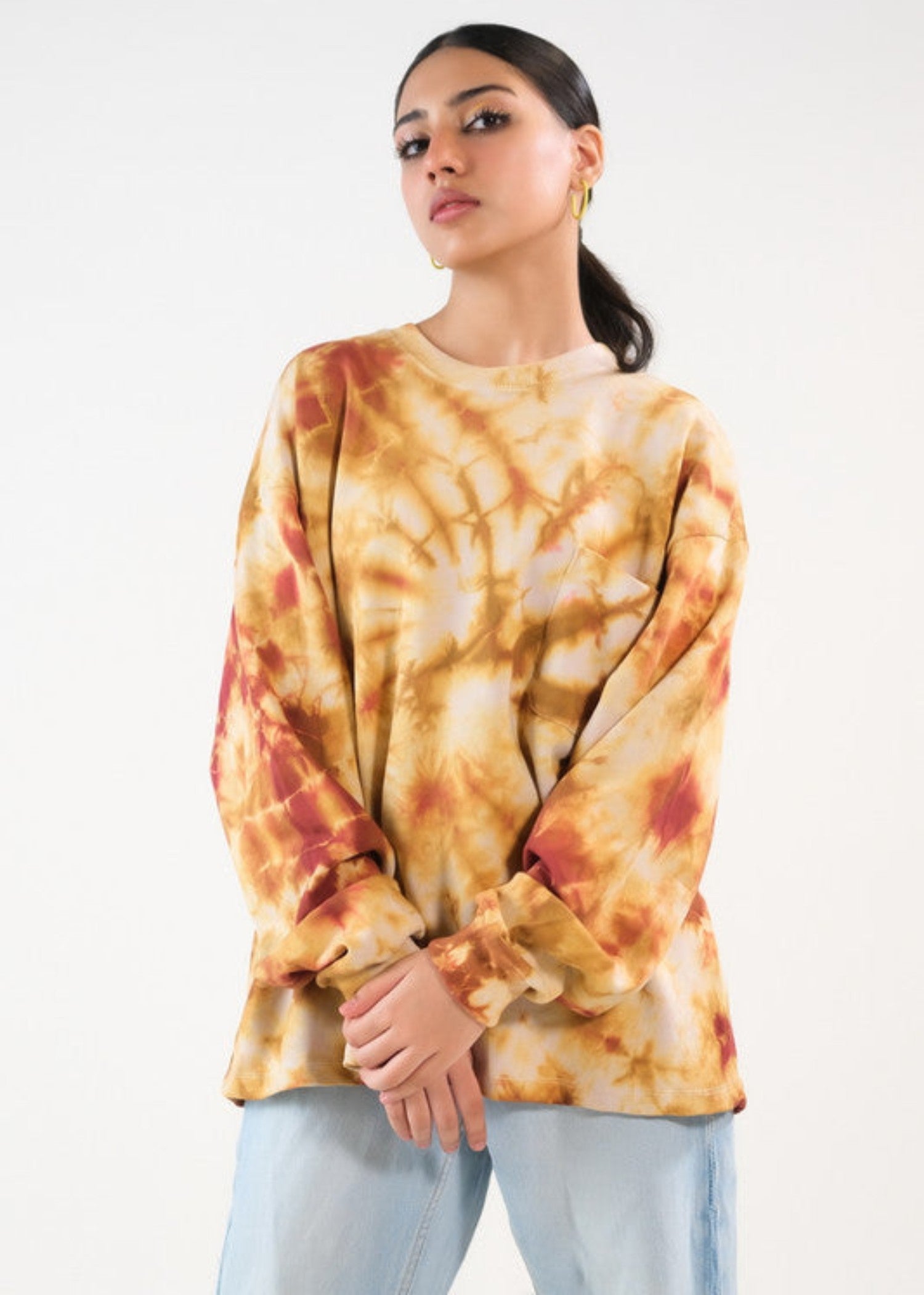 terry Sweatshirt in Multi