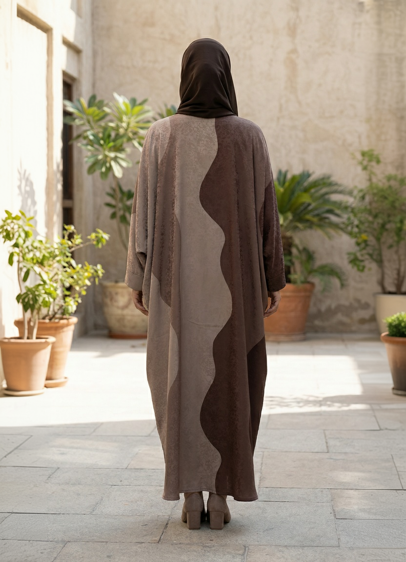 nidha Abaya in Multi