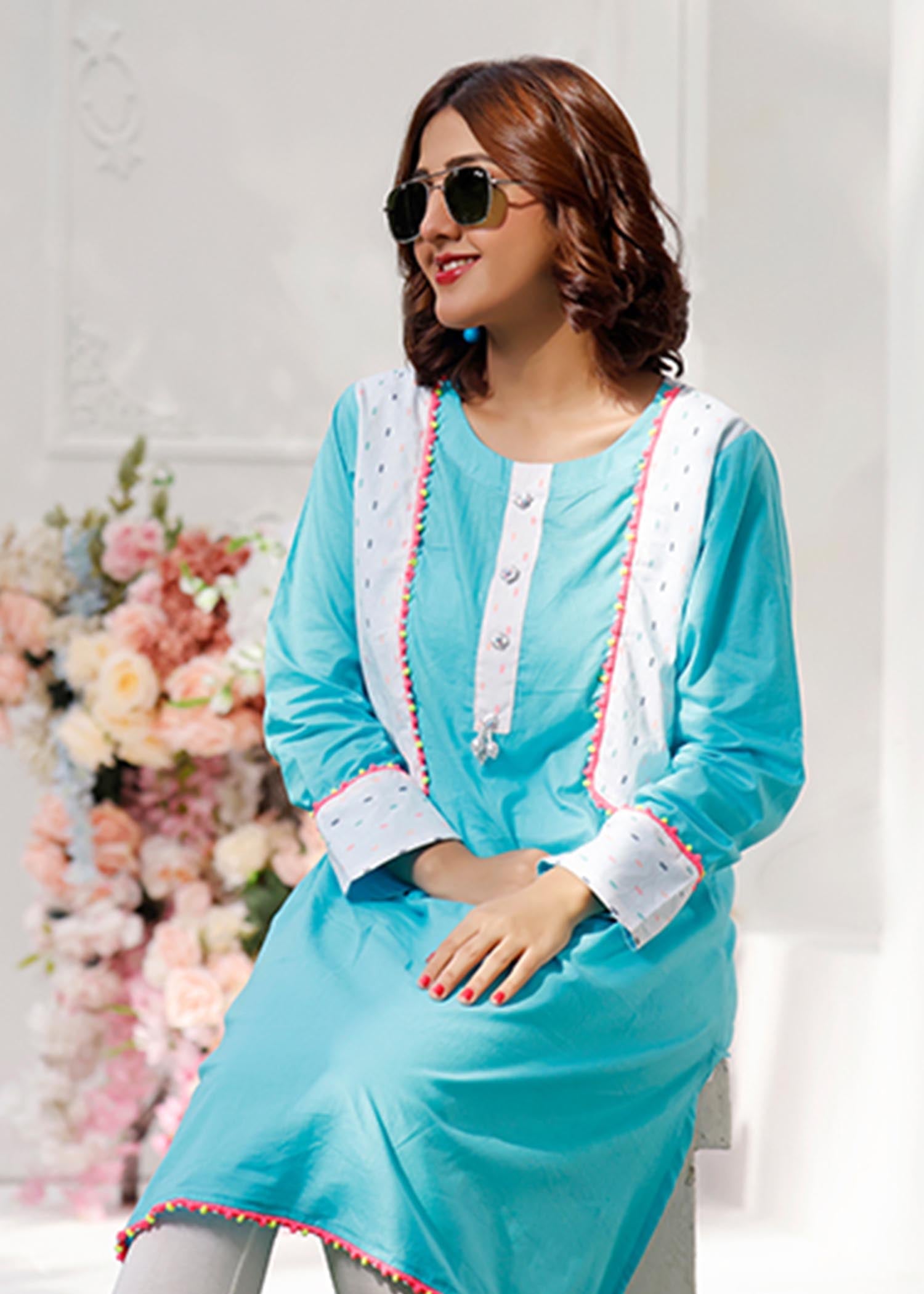 cotton Kurti in Sky