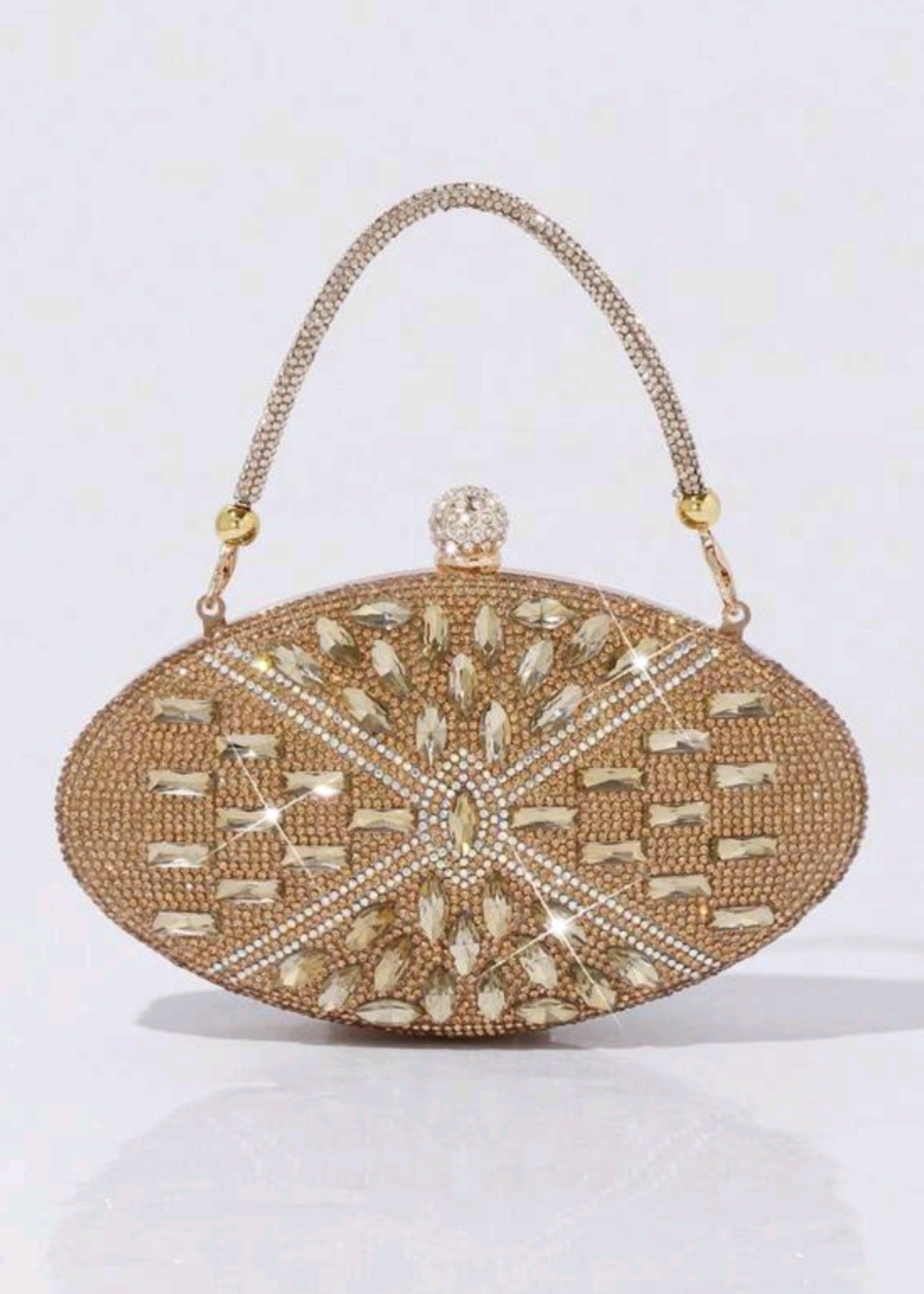 Clutch in Mari gold Color by - Trendy Women Clutch KZX9895