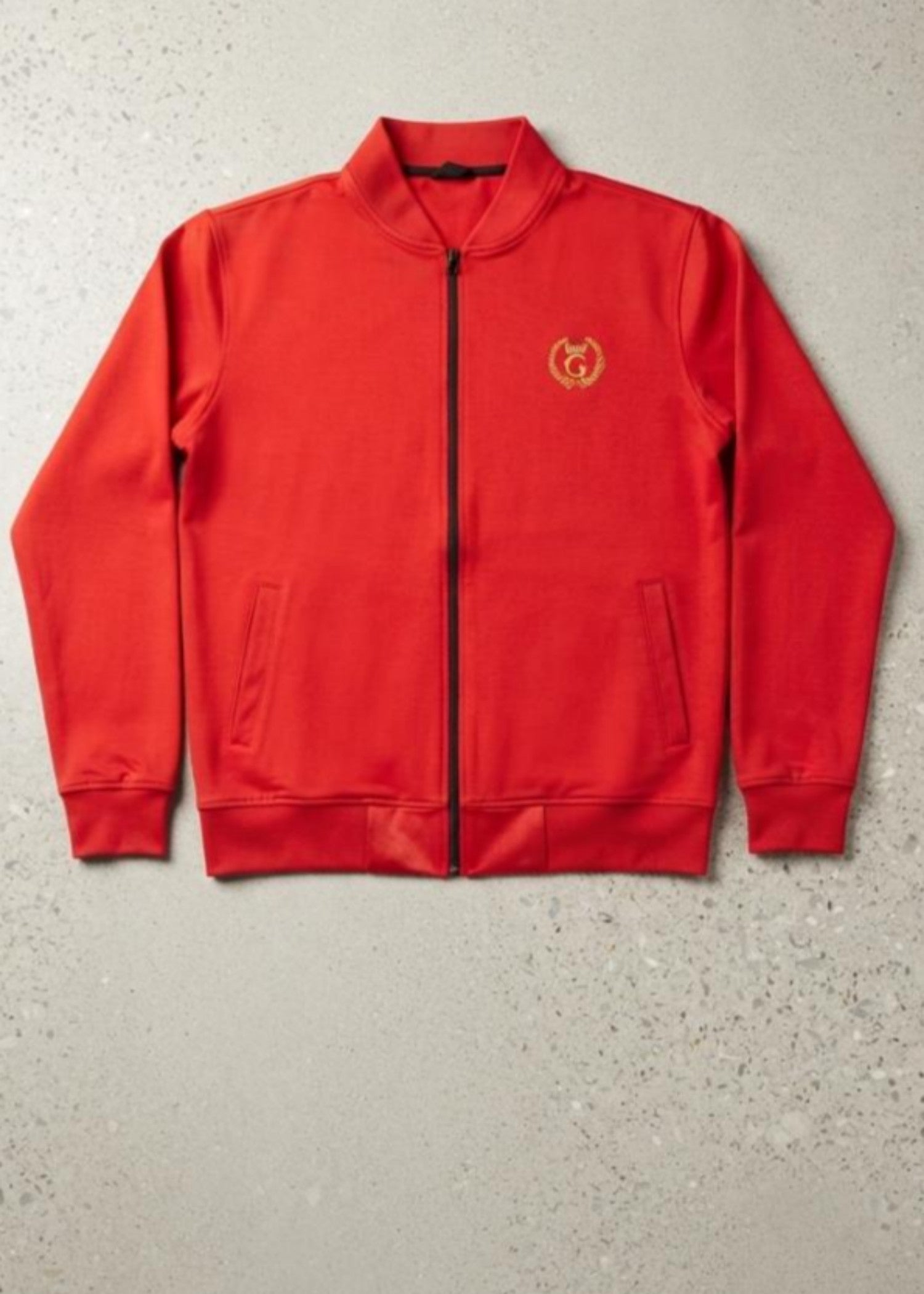 polyester Jacket in Red