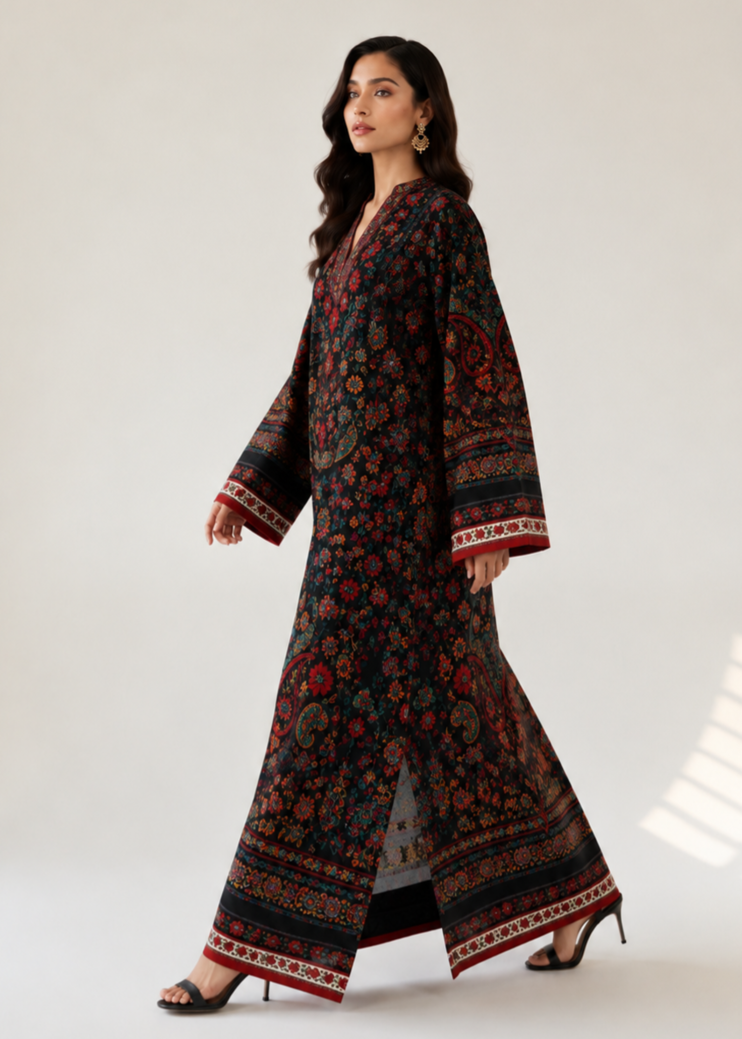 grip Kaftan in Multi