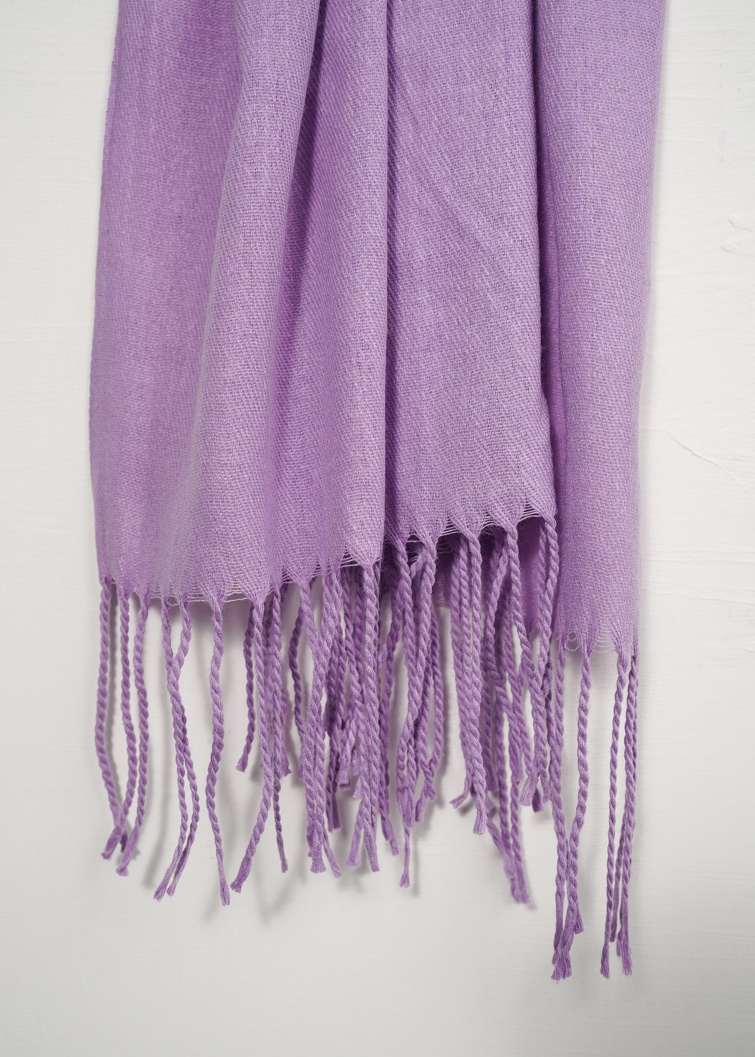 cashmere wool Hijab in Lilac