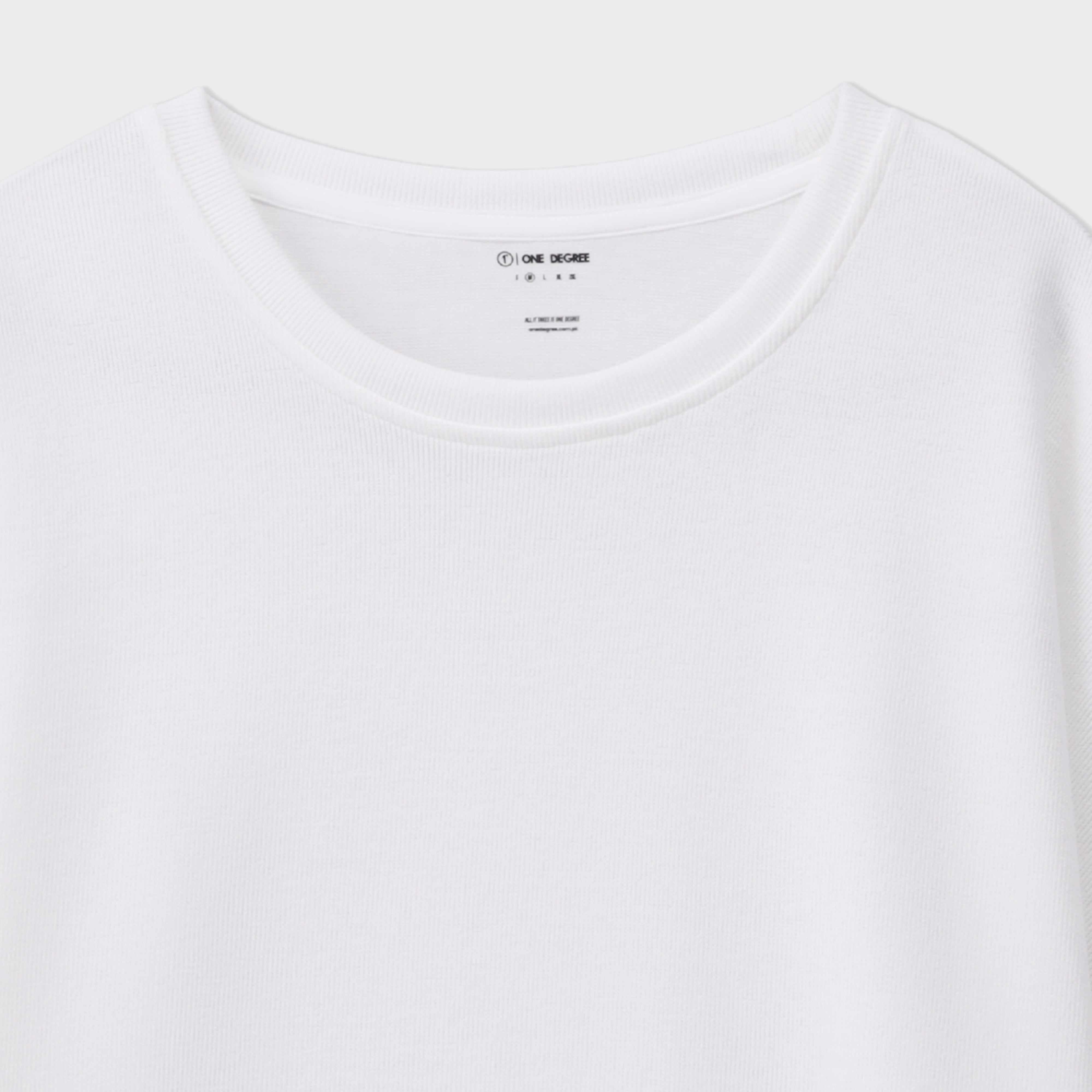 polycotton Sweatshirt in Eggshell