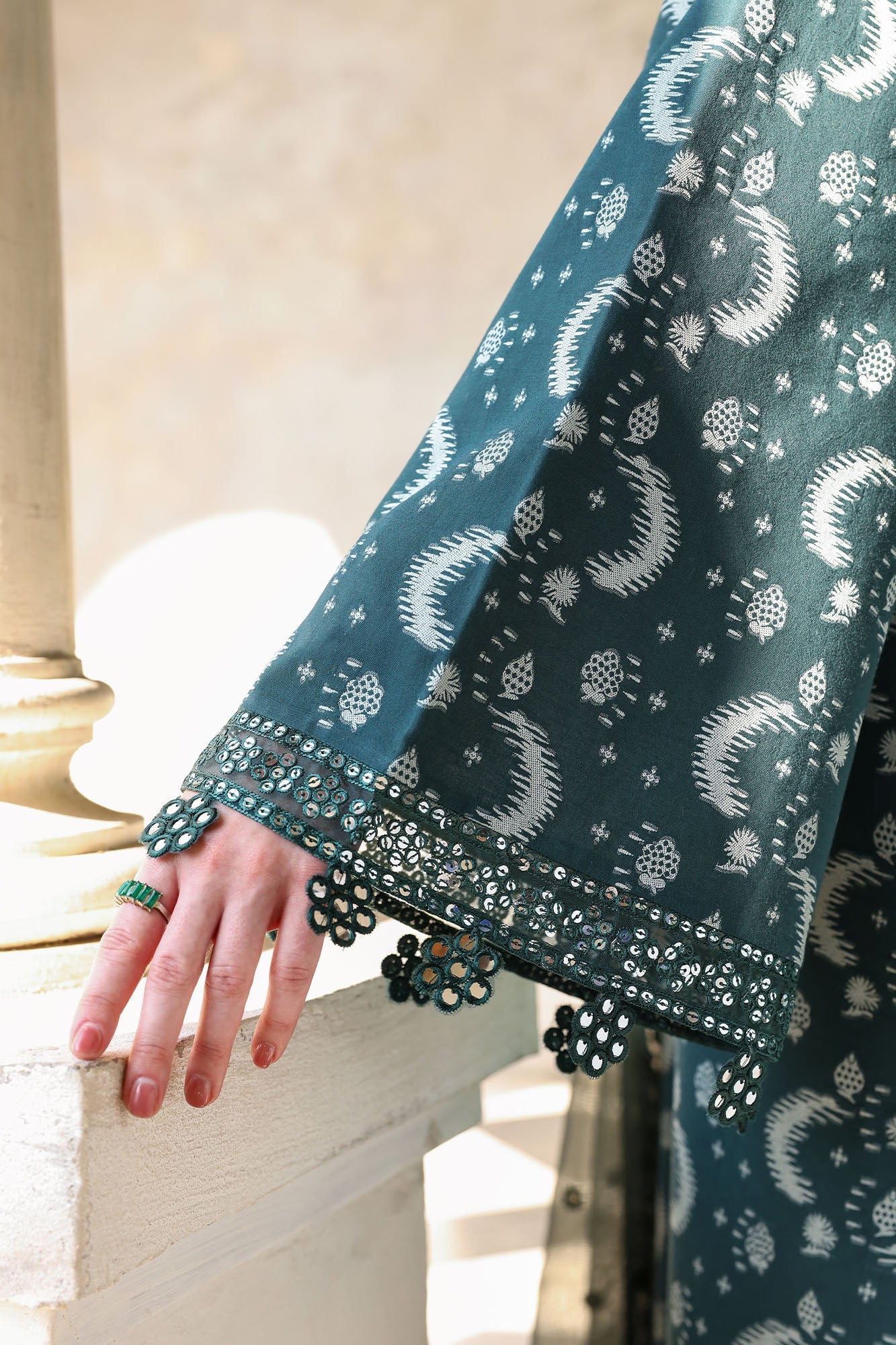 Eid Lawn Edit – Teal Spruce