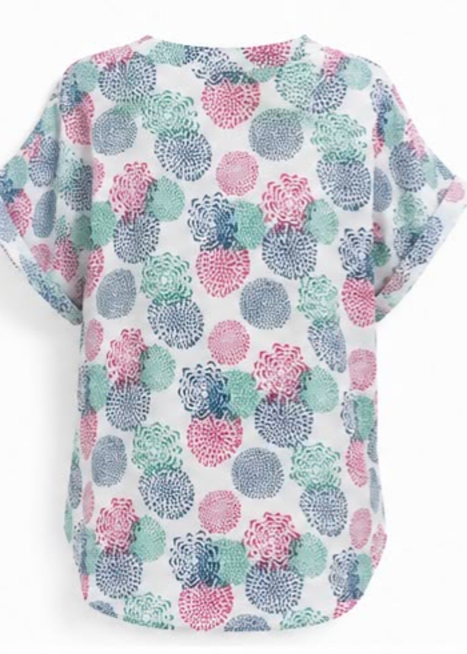 swiss lawn Top in Multi