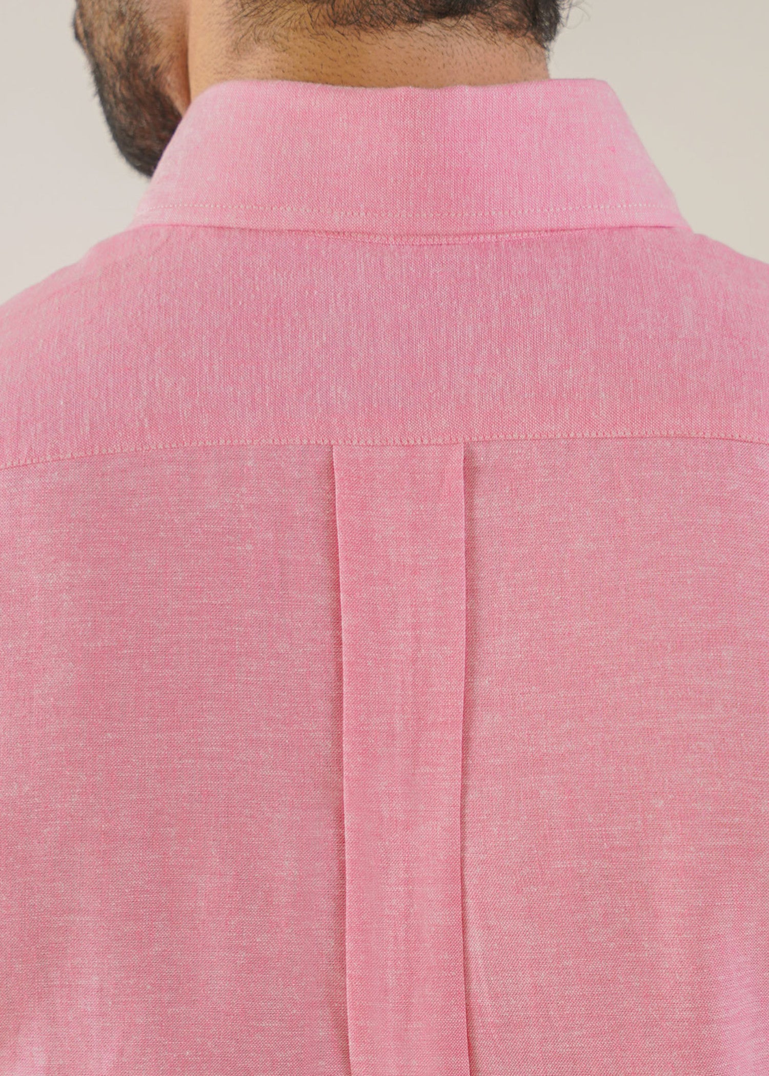 linen Casual Shirt in Blush
