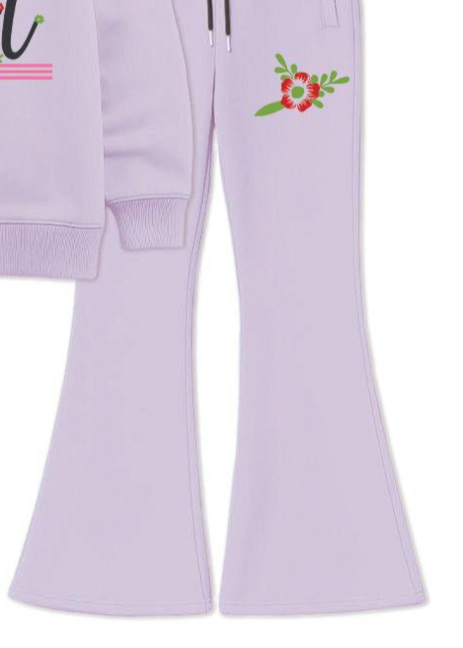 fleece Hoodie in Lilac