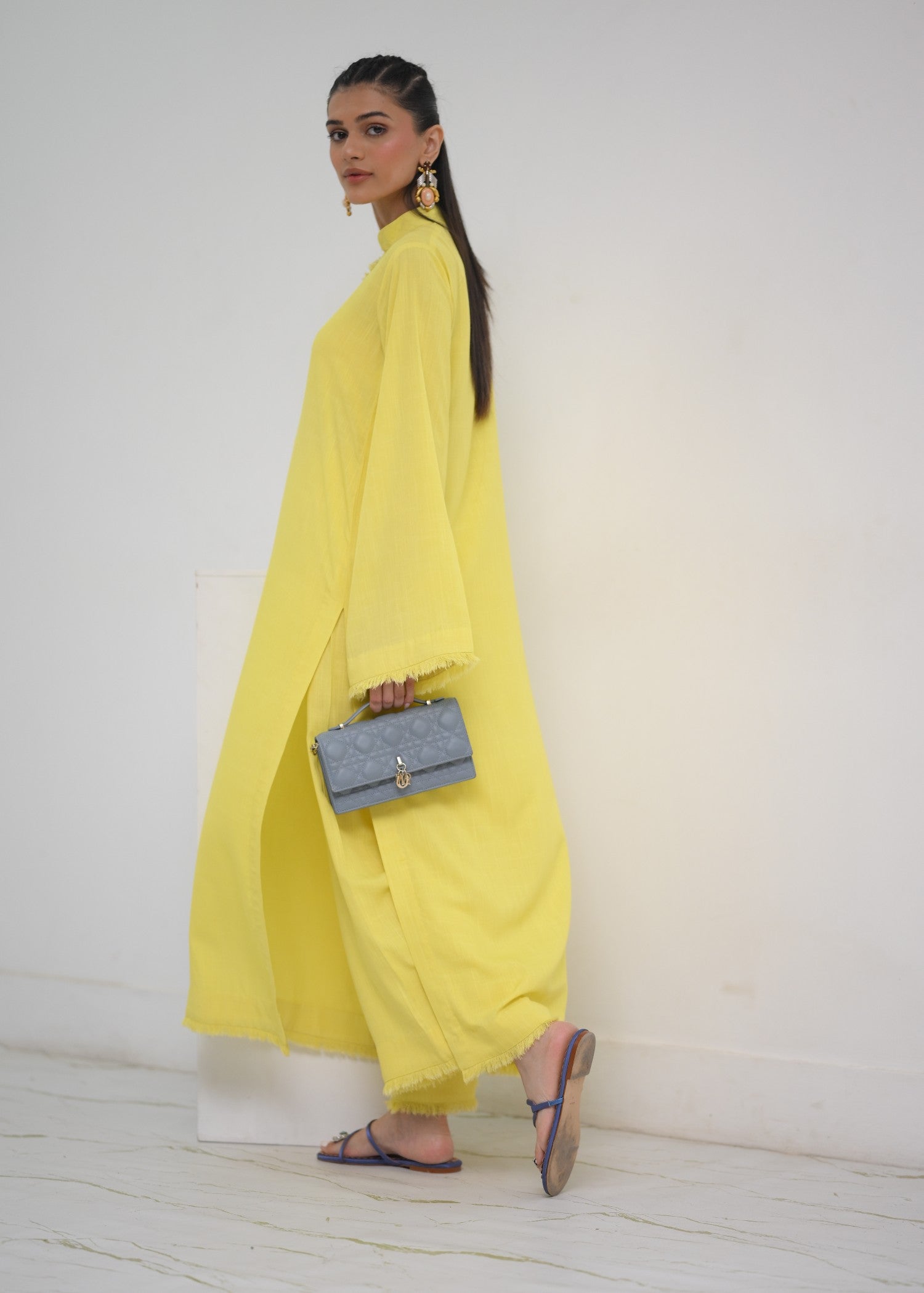 irish linen Co ord Sets in Yellow