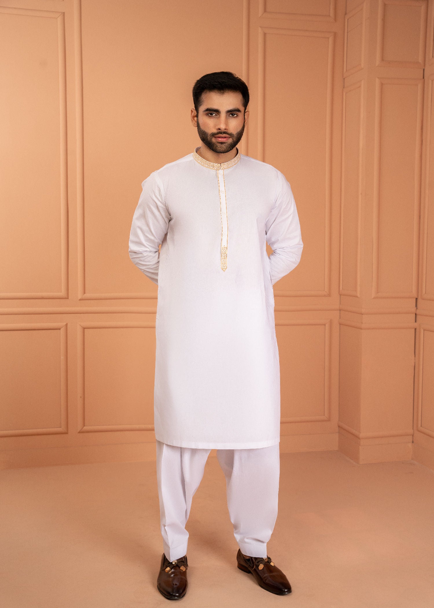 Shalwar Kameez in White