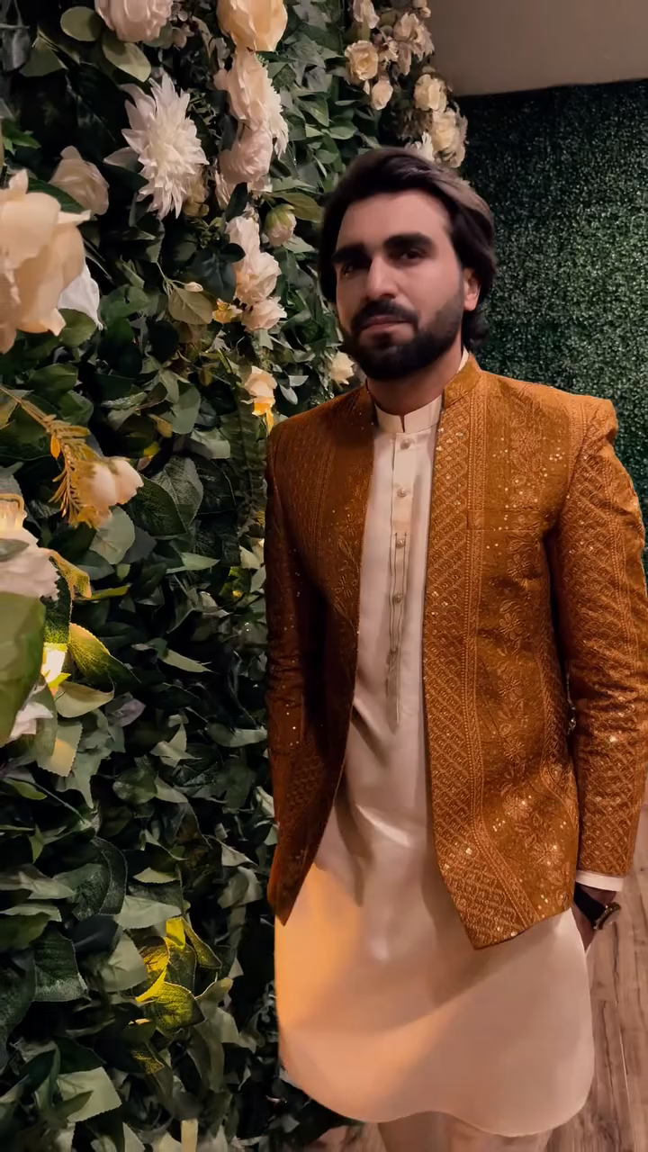 masuri Prince Coat in Gold by HK Fashion