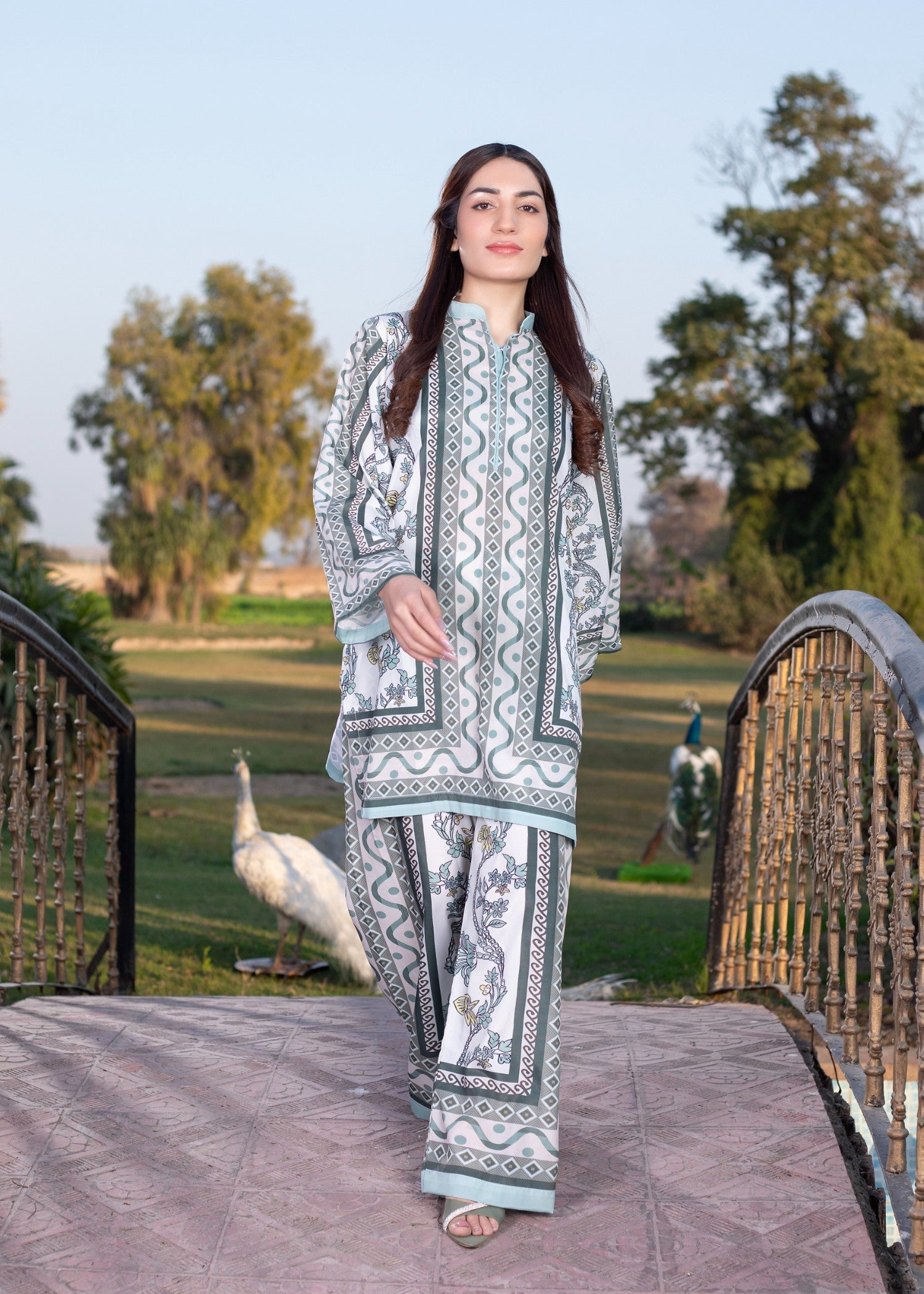 crepe Co Ord Sets in Off-white