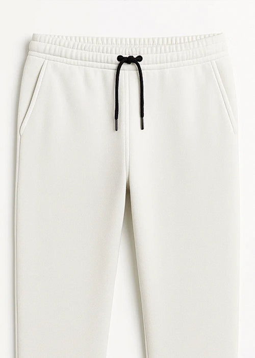 fleece Trousers in White by Topco.Pk