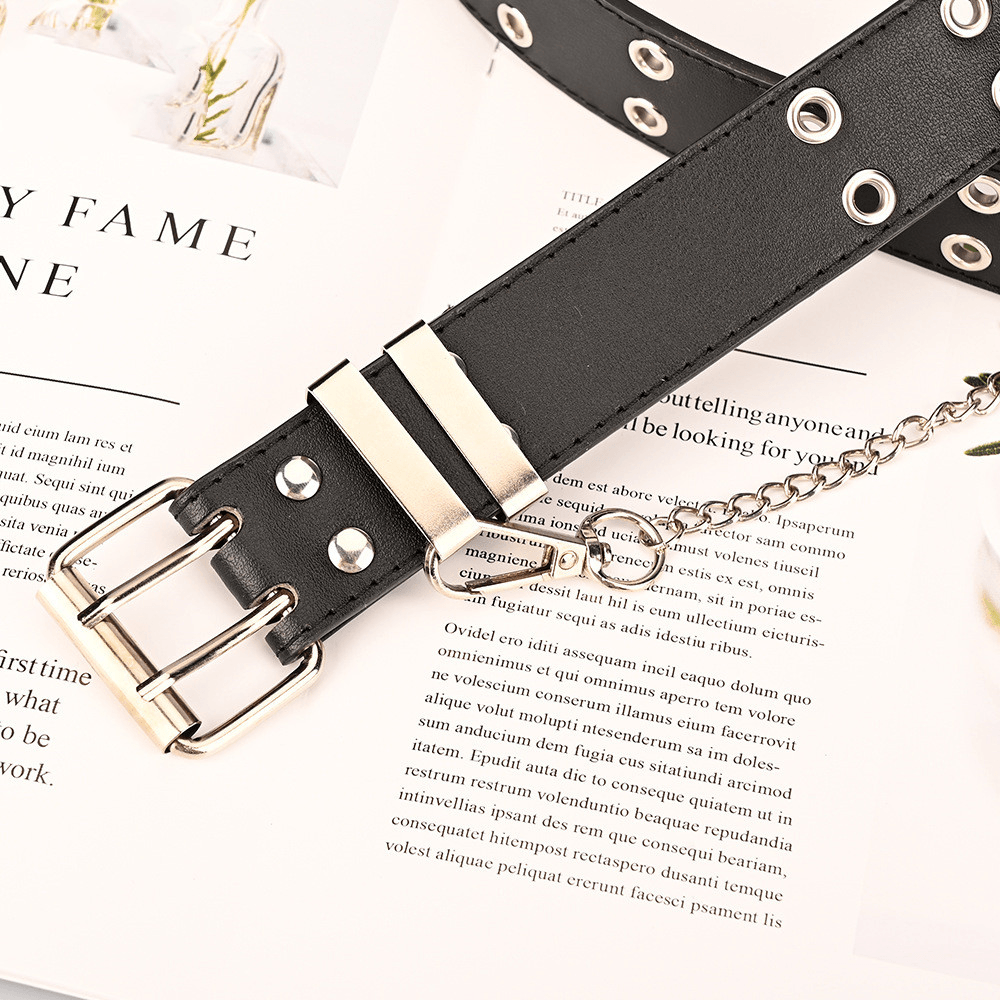 Punk Style Ladies Belt Jeans Fashion Chain Decorative Belt