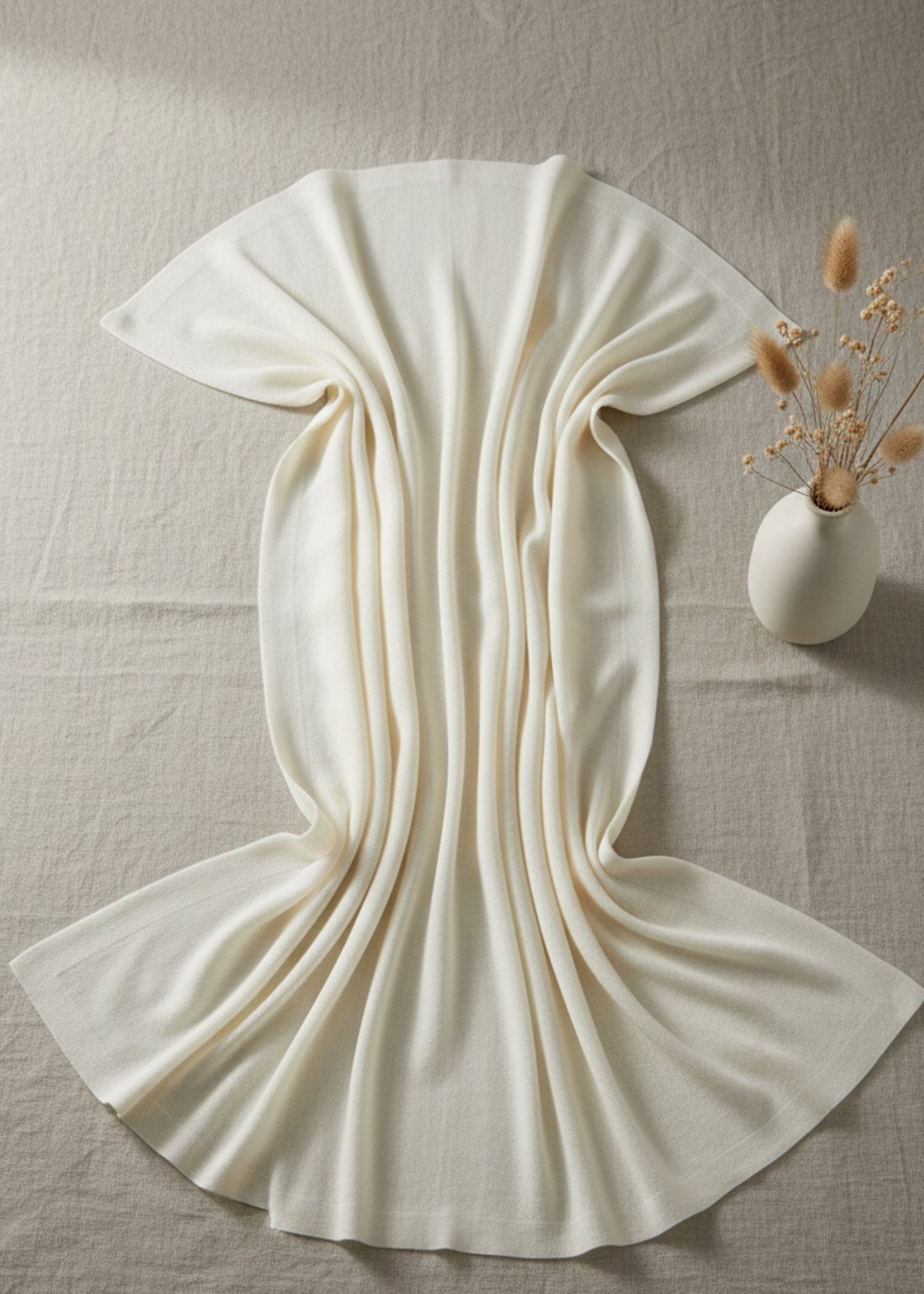 viscose Hijab in Alabaster