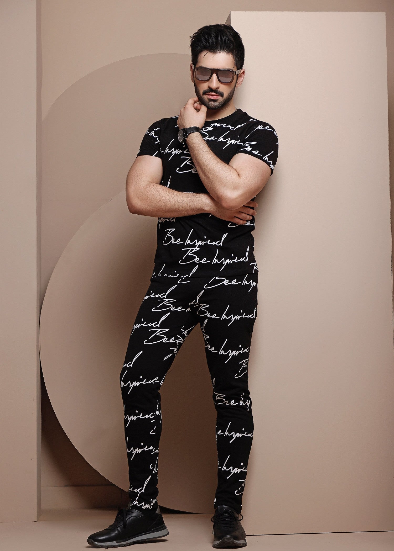 terry Tracksuit in Black