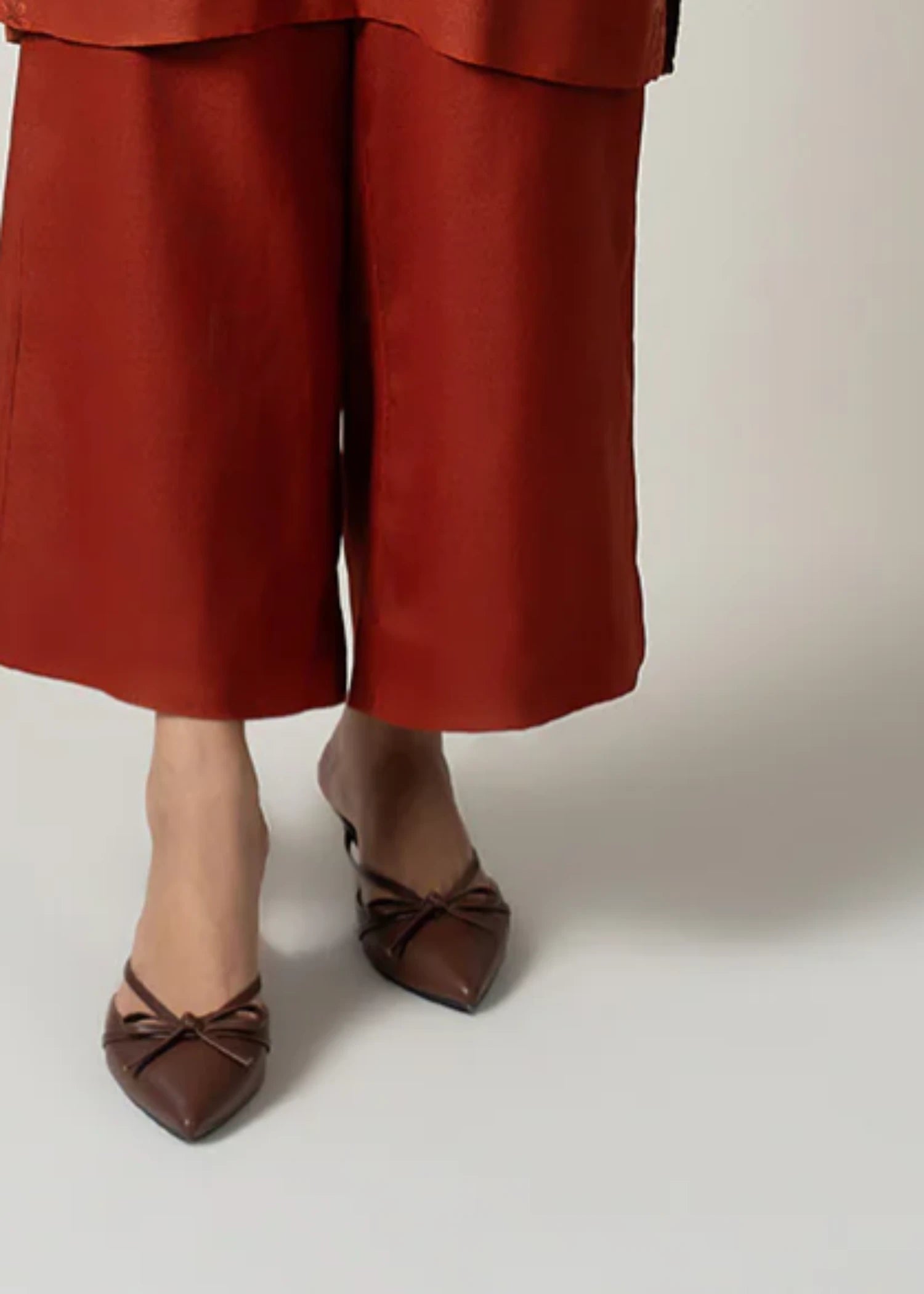 crepe Kurti in Brown