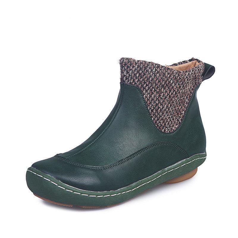 New women's shoes woolen women's leather boots
