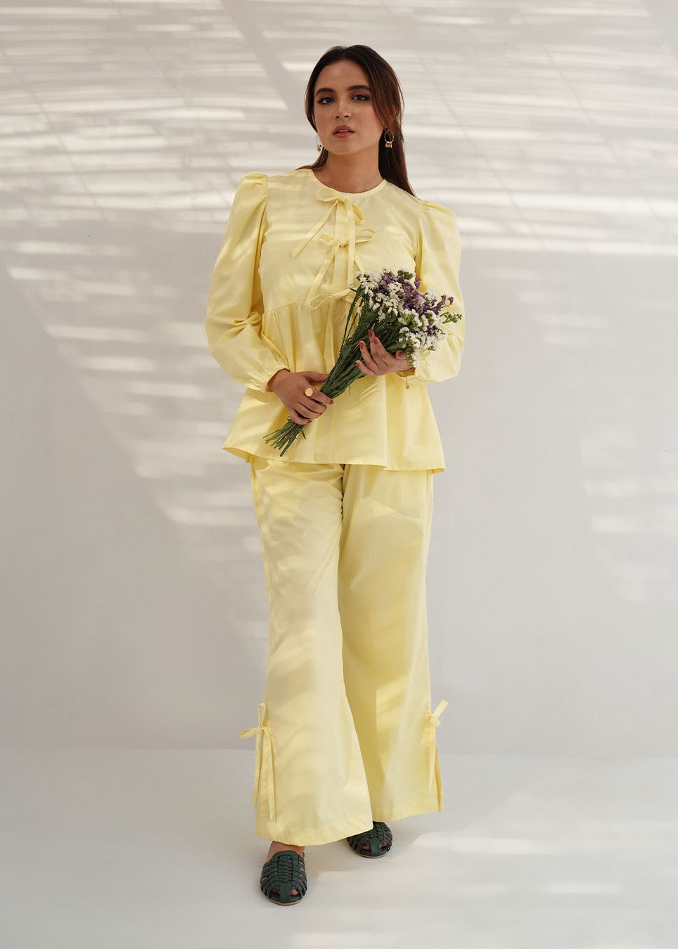 cotton Co Ord Sets in Butter