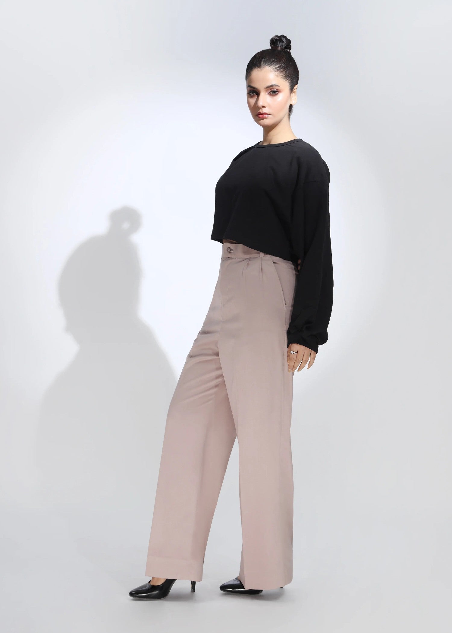 polycotton Pants in Pink