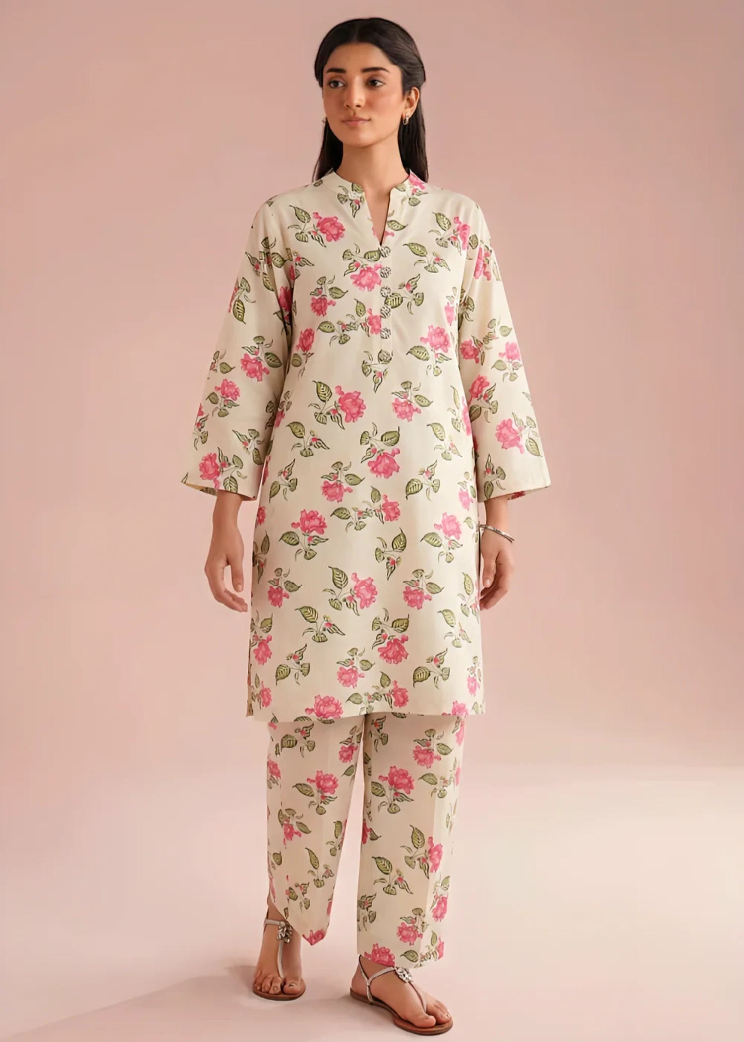 cambric Co Ord Sets in Ivory