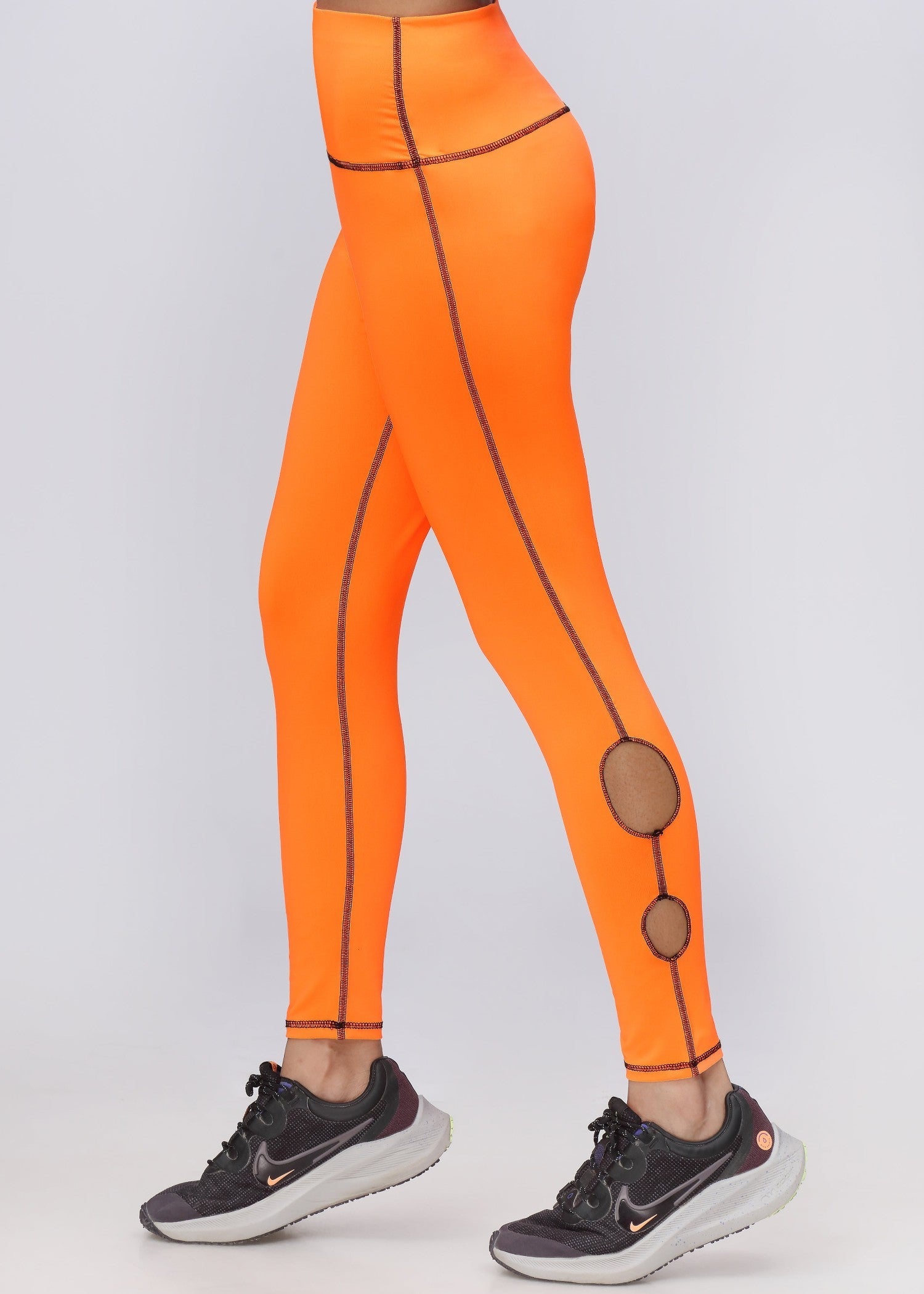 polyester Leggings in Orange