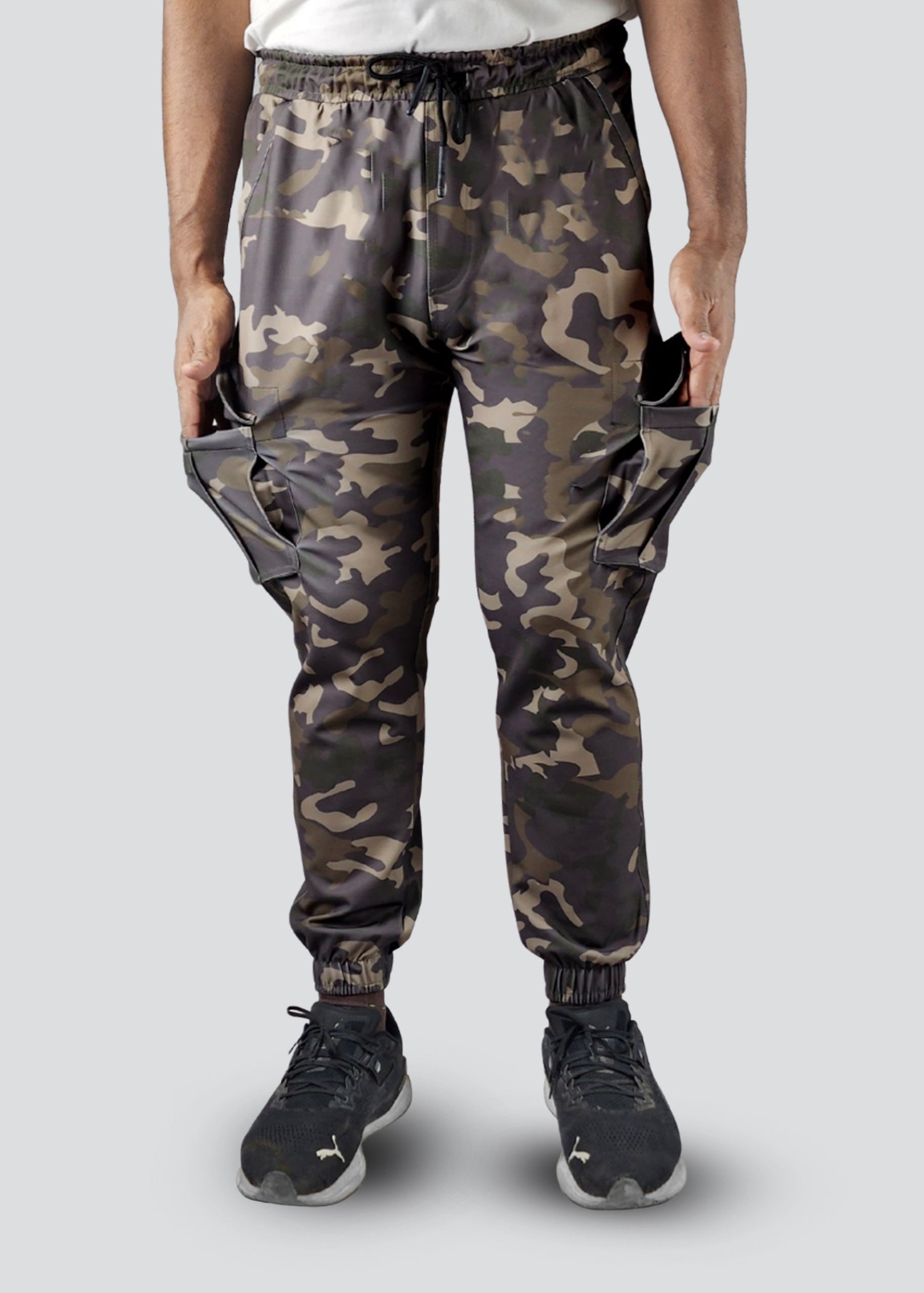polyester Trousers in Green