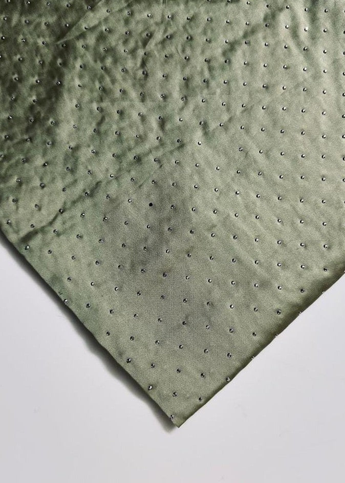 silk Hijab in Mint green