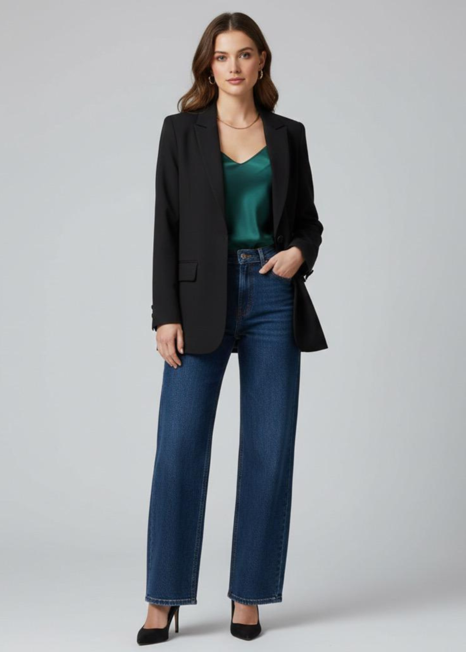 suiting Blazer in Black