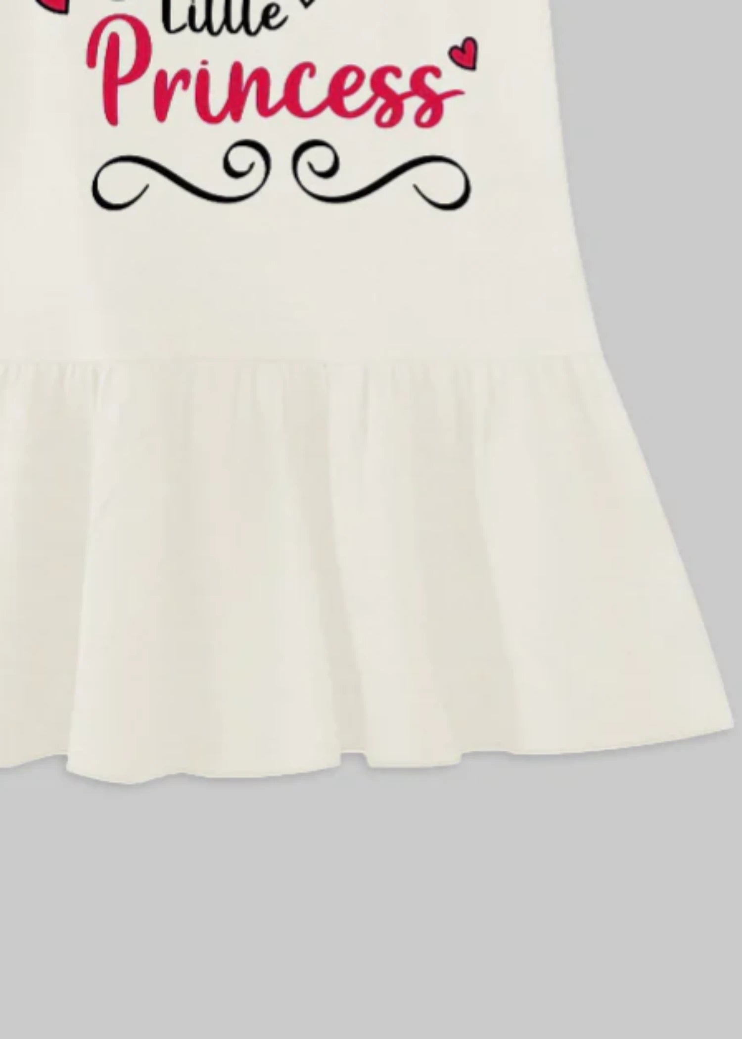 cotton jersey Frock in Cream