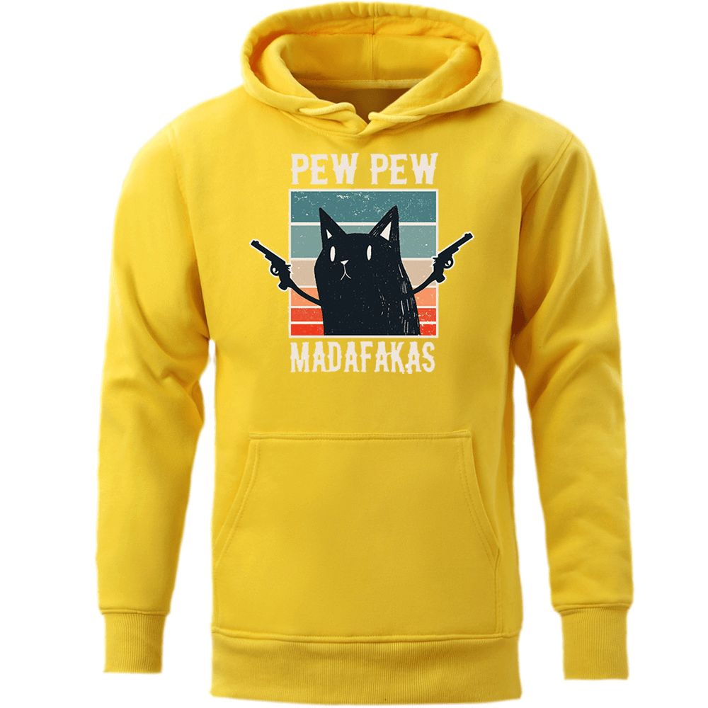 Men'S Hooded Trendy Cartoon Sweater Sports Jacket