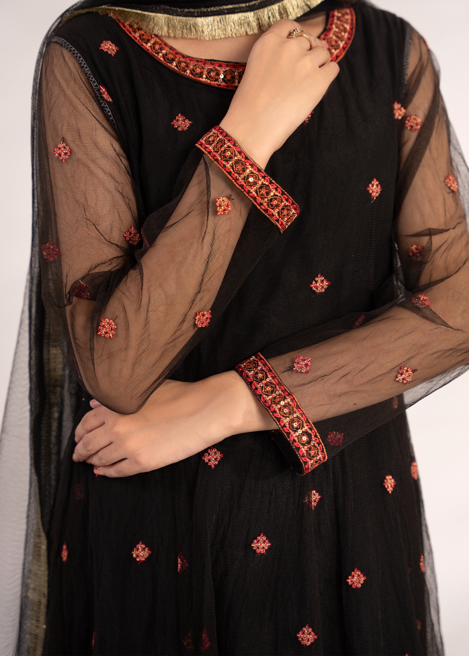 net Maxi in Black