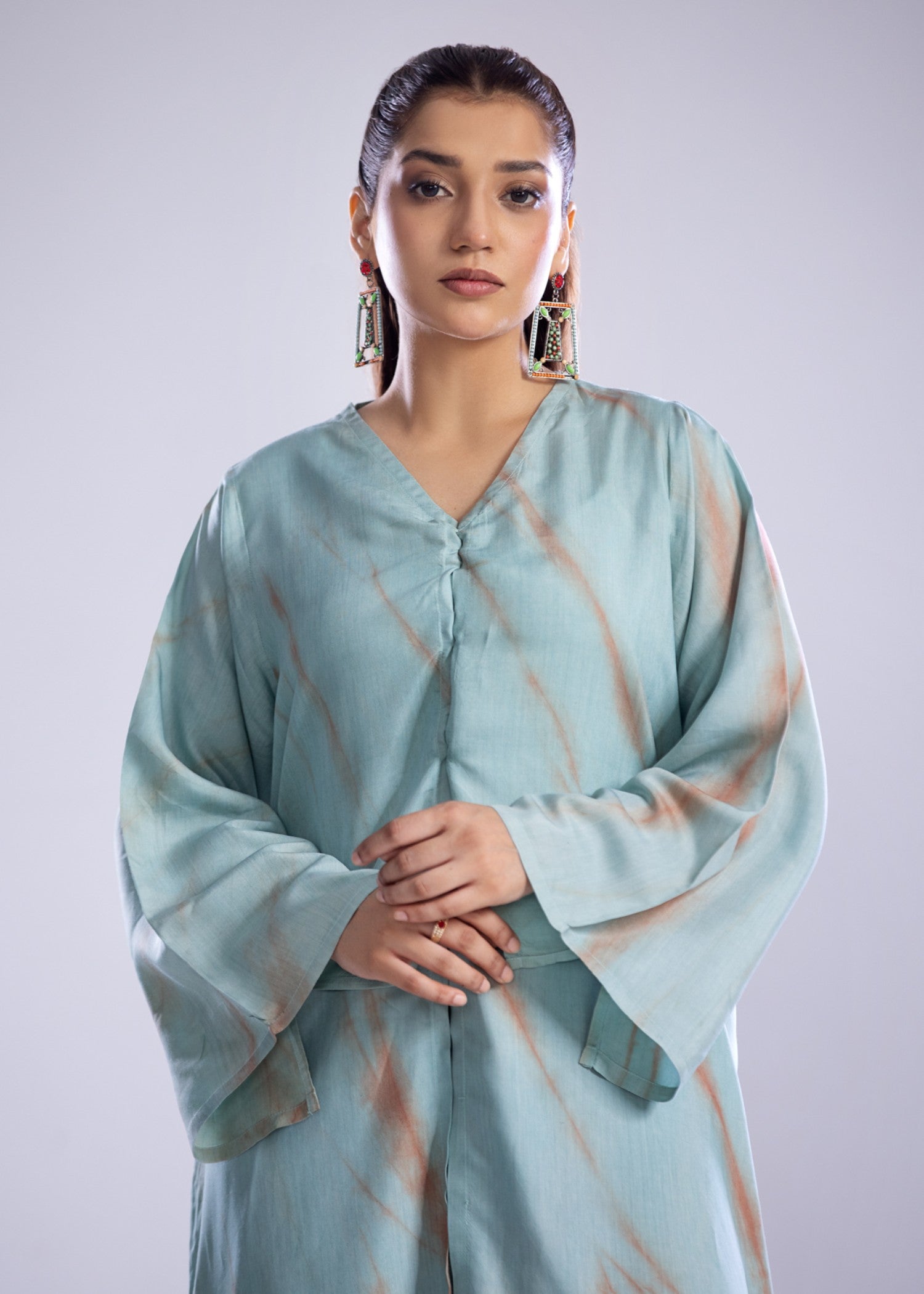 silk Maxi in Sky blue