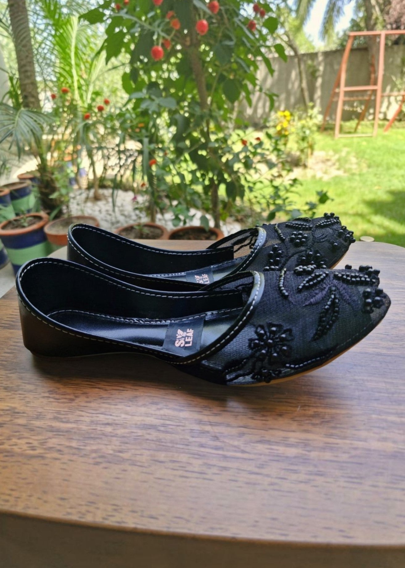 Khussa in Black by - High Quality Women Khussa IYE7771
