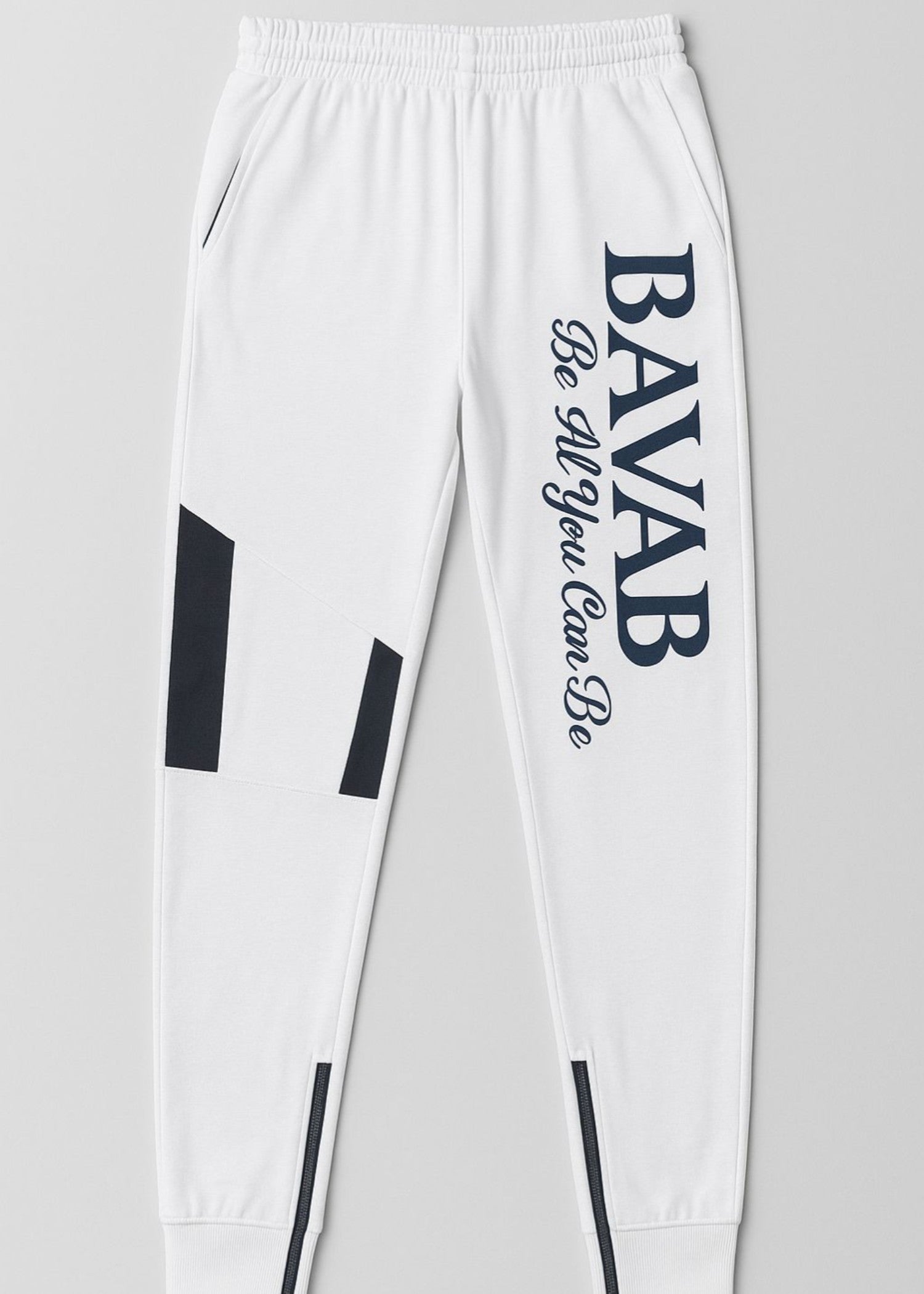 cotton jersey Trousers in White