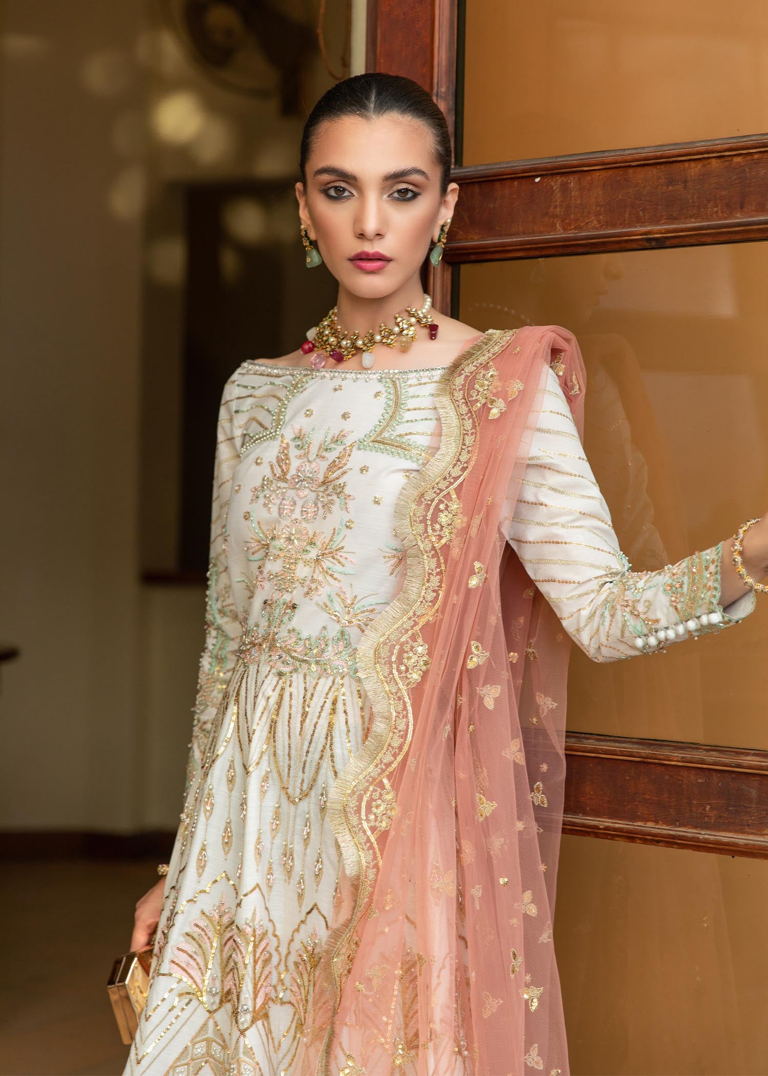 net Unstitched in Off-white