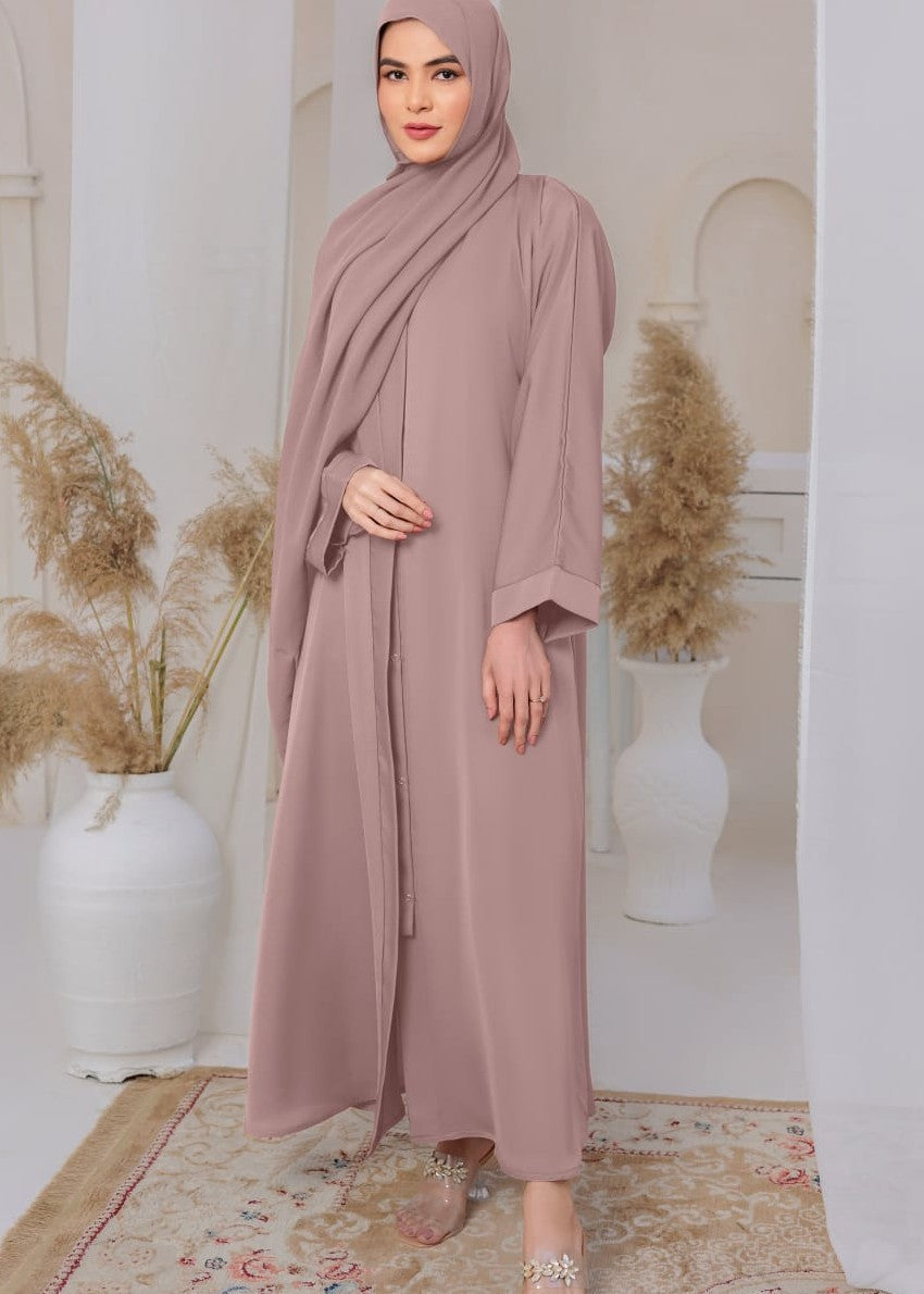 nidha Abaya in Beige