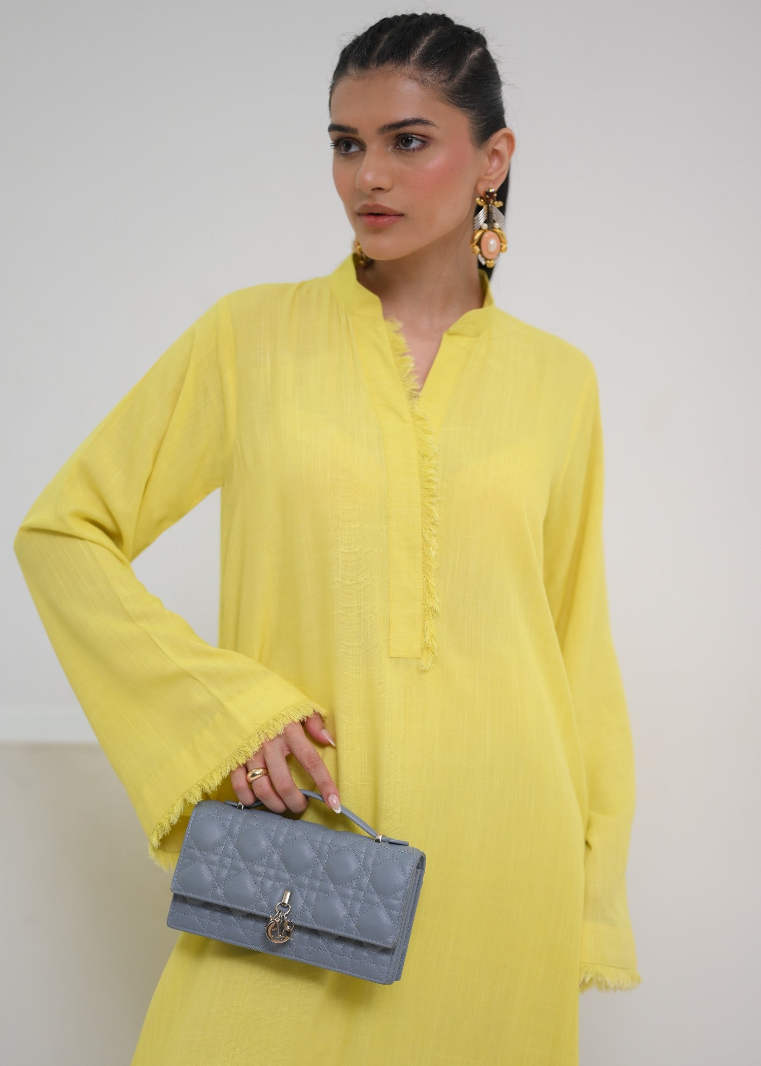 irish linen Co ord Sets in Yellow