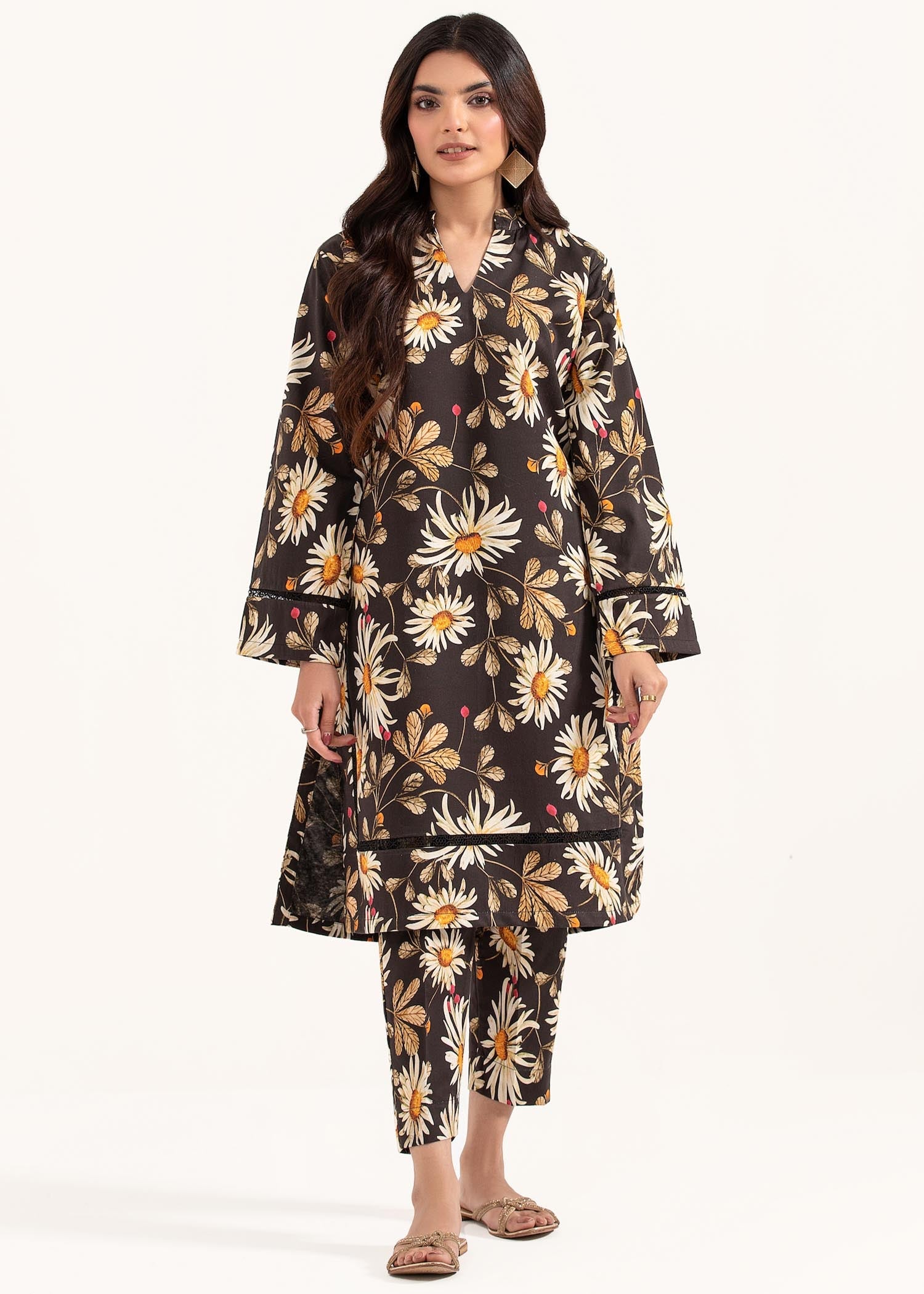 cotton satin Co Ord Sets in Black