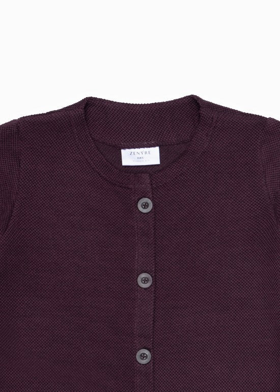 polyester Sweater in Purple