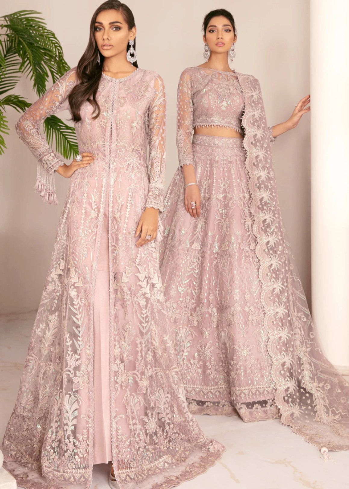 net Unstitched in Pastel pink