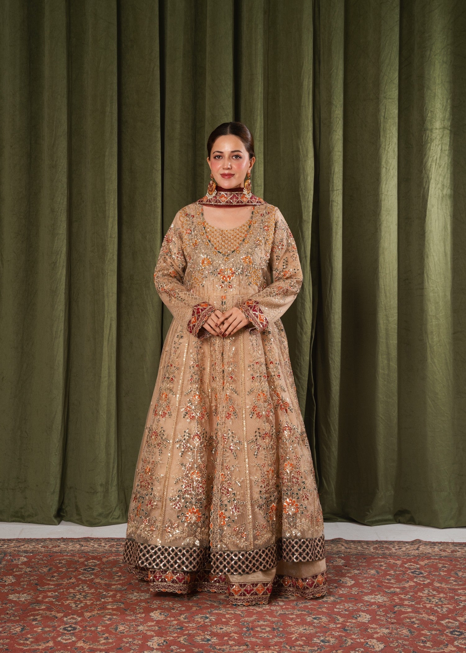 net Maxi in Beige