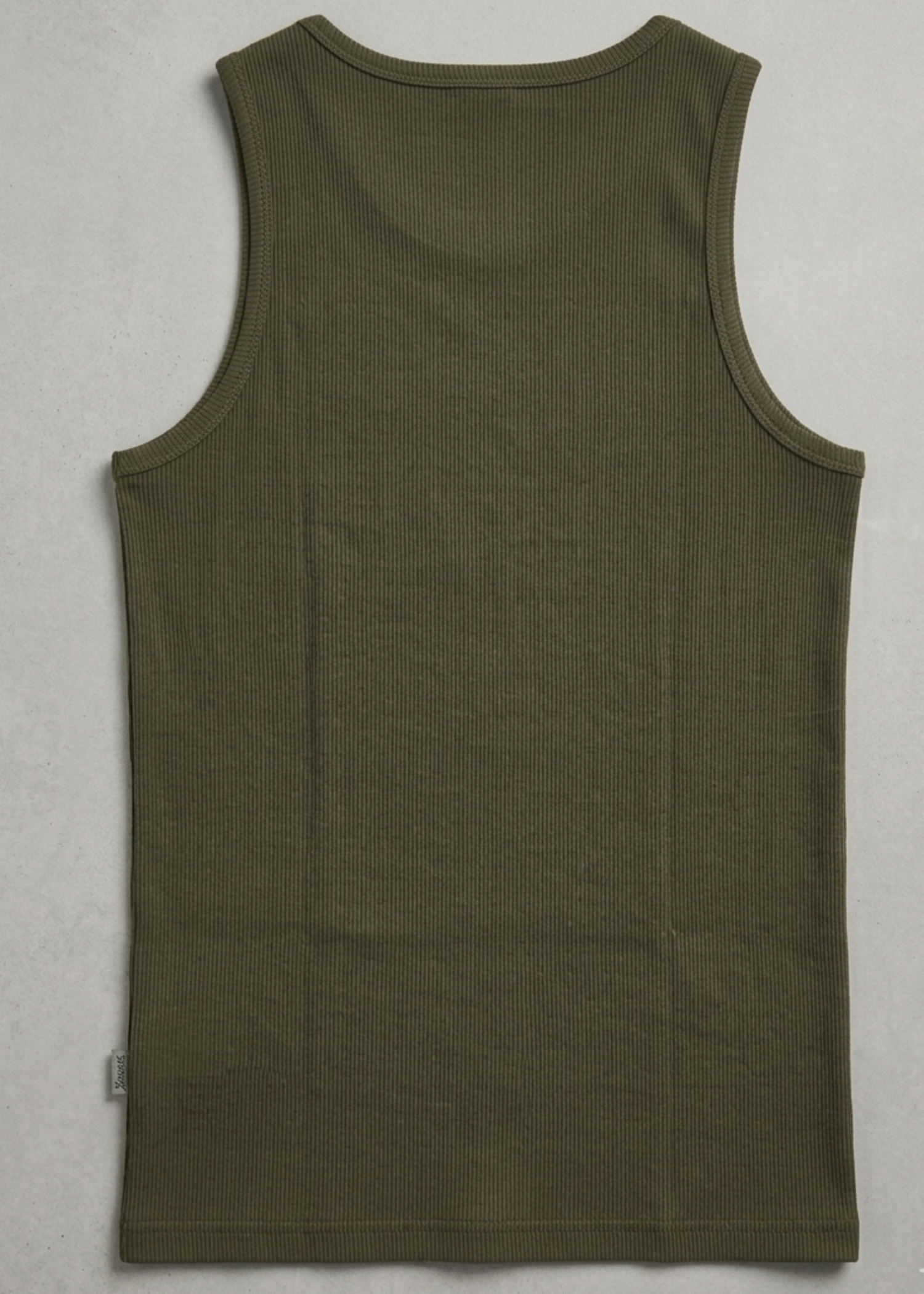 cotton Tank Top in Olive green
