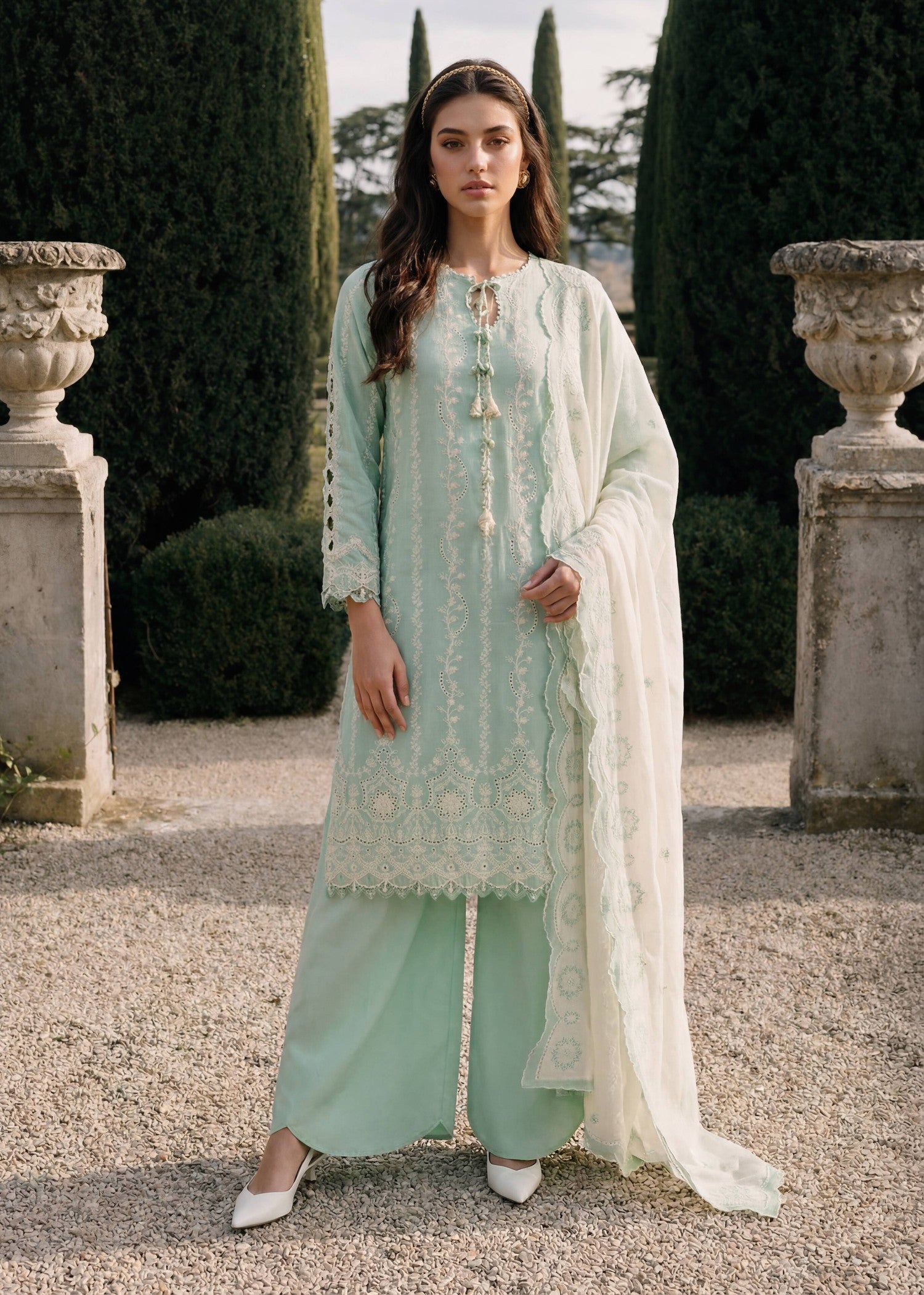 cotton Unstitched in Cloud blue